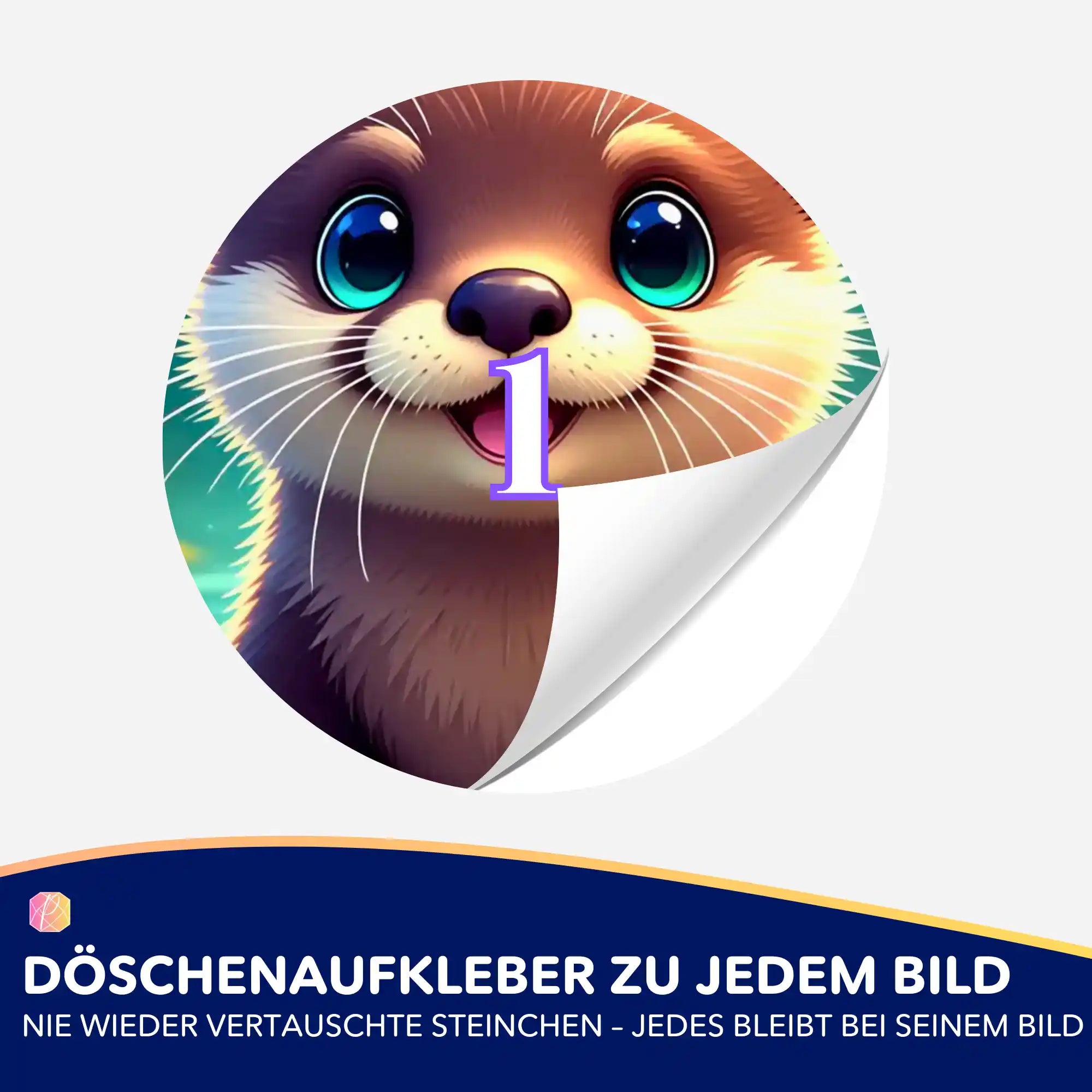 Döschenaufkleber - Hallo, Welt!