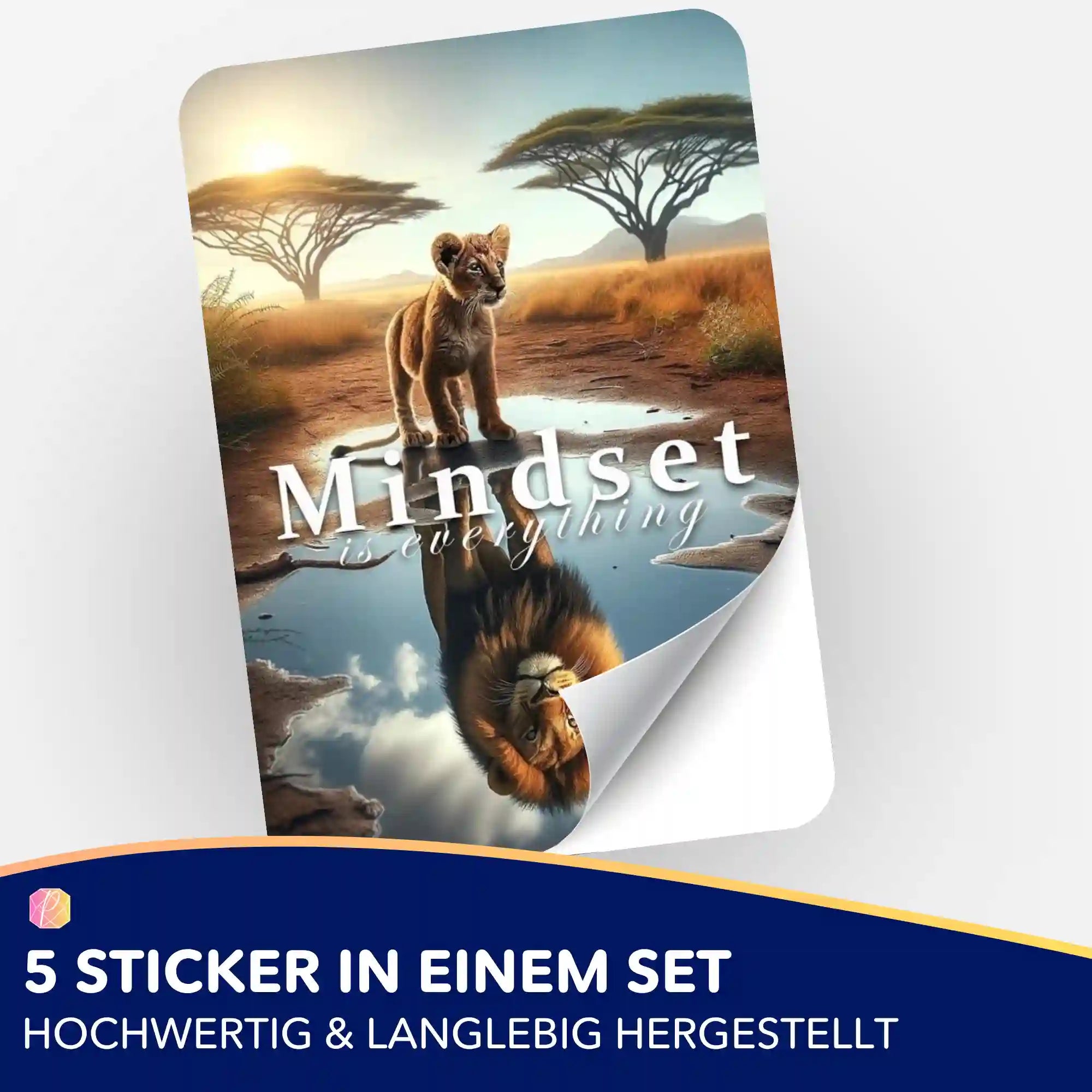 Aufkleber 5er-Set - Mindset "Limited Edition"