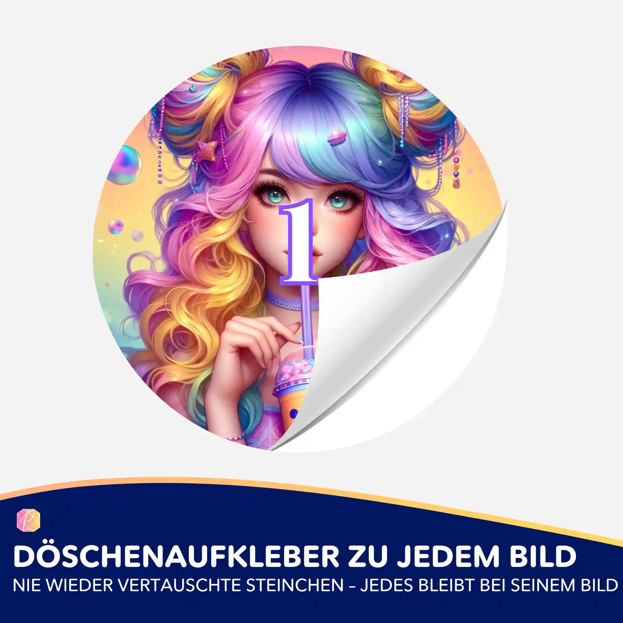 Döschenaufkleber - Sweet Bubble