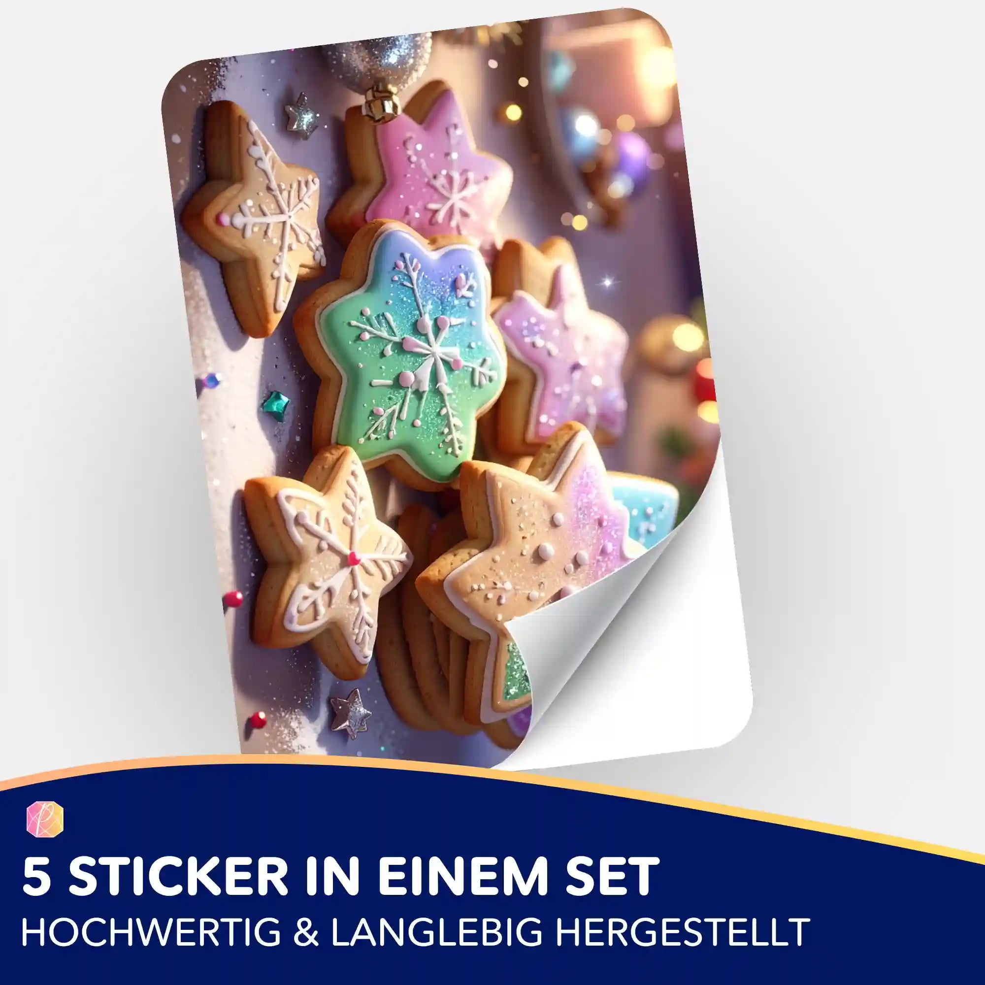 Aufkleber 5er-Set - Sweety Cakes