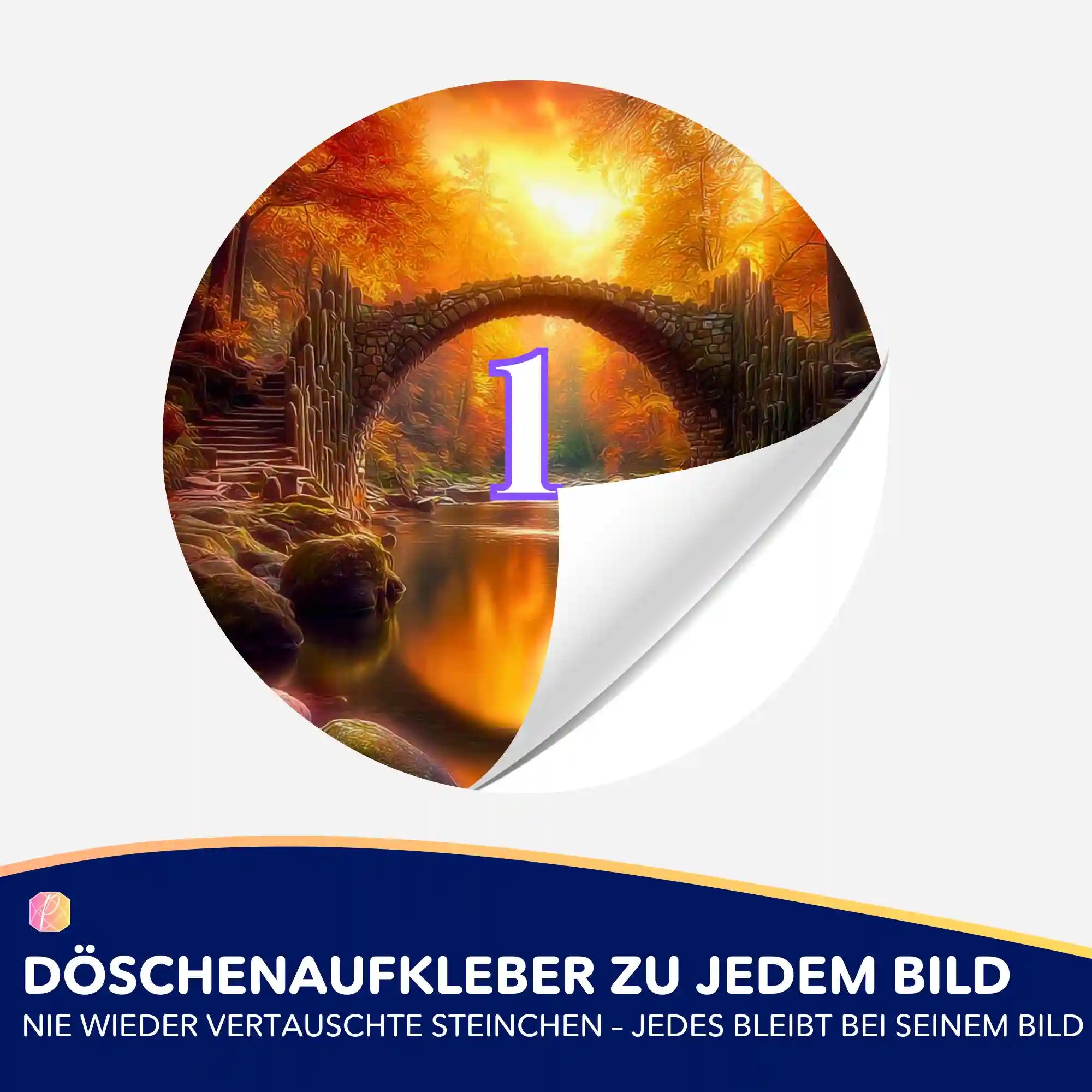 Döschenaufkleber - Brücke der ewigen Stunde