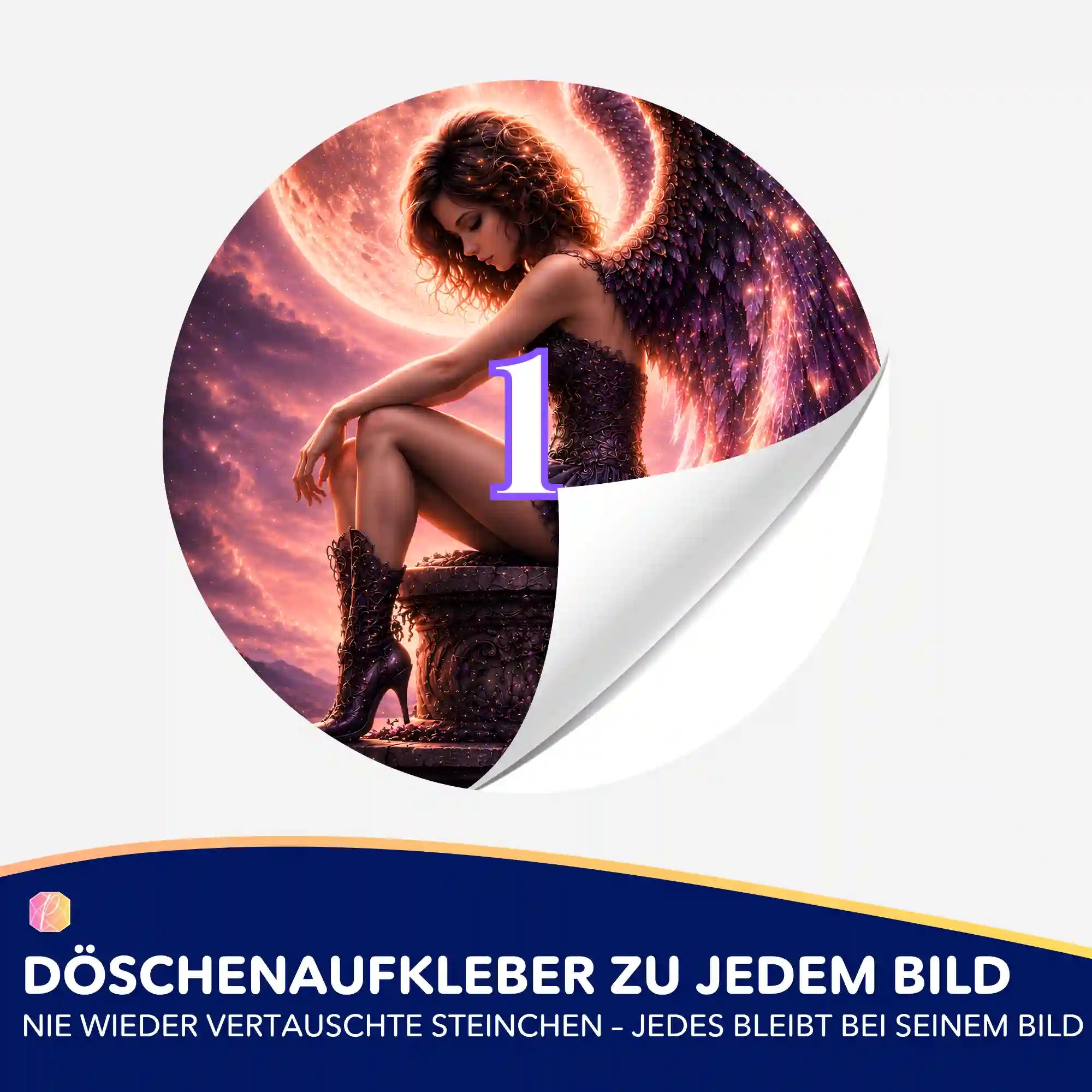 Döschenaufkleber - Aurelia Nachtflügel