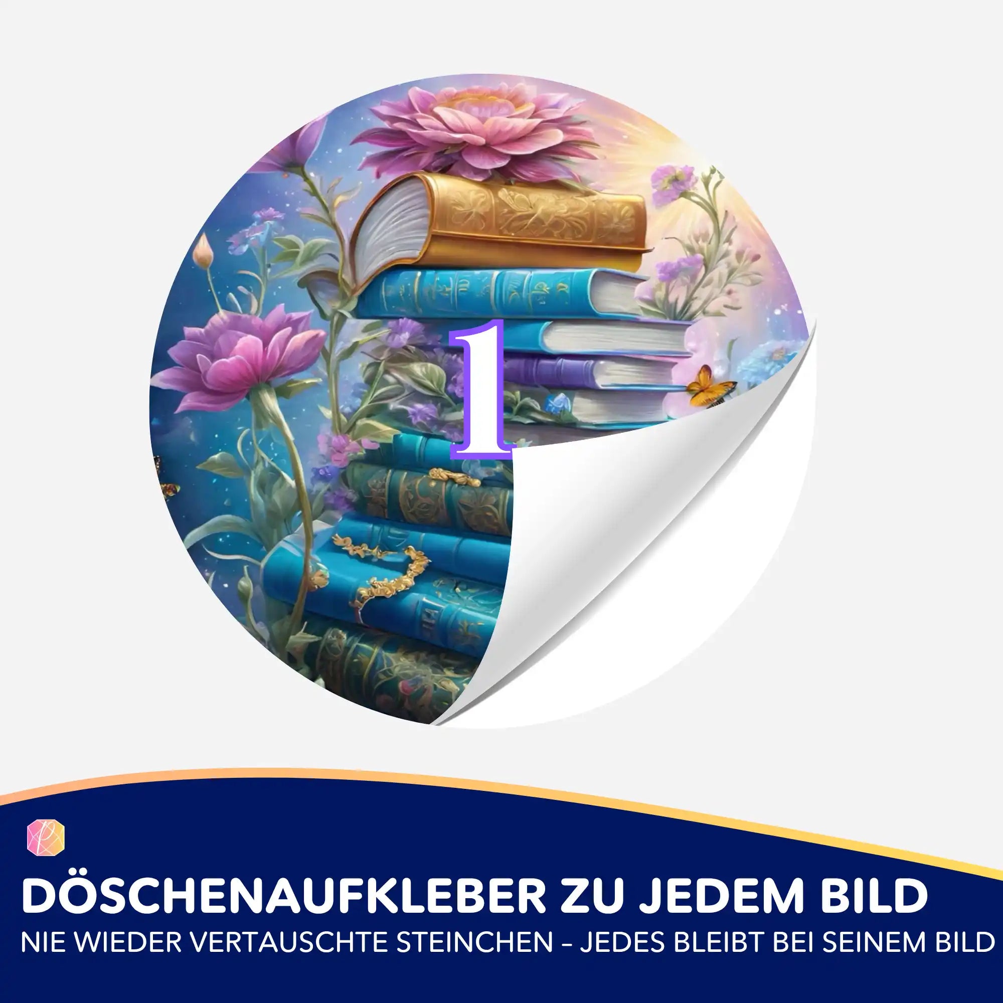 Döschenaufkleber - Book Lovers