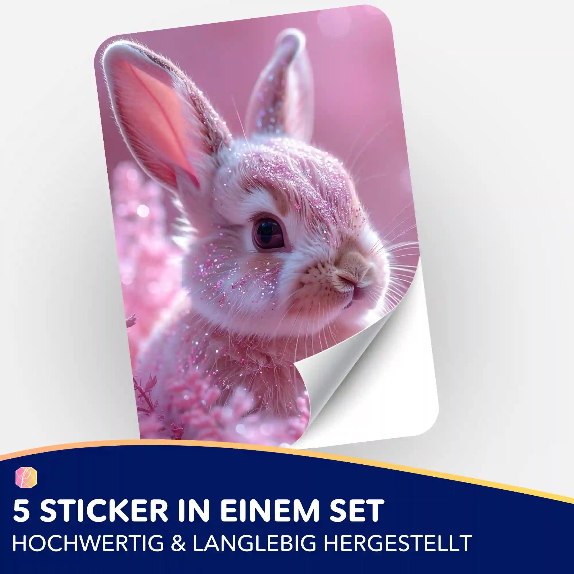 Aufkleber 5er-Set - Moni´s Special - Sweet Pinki