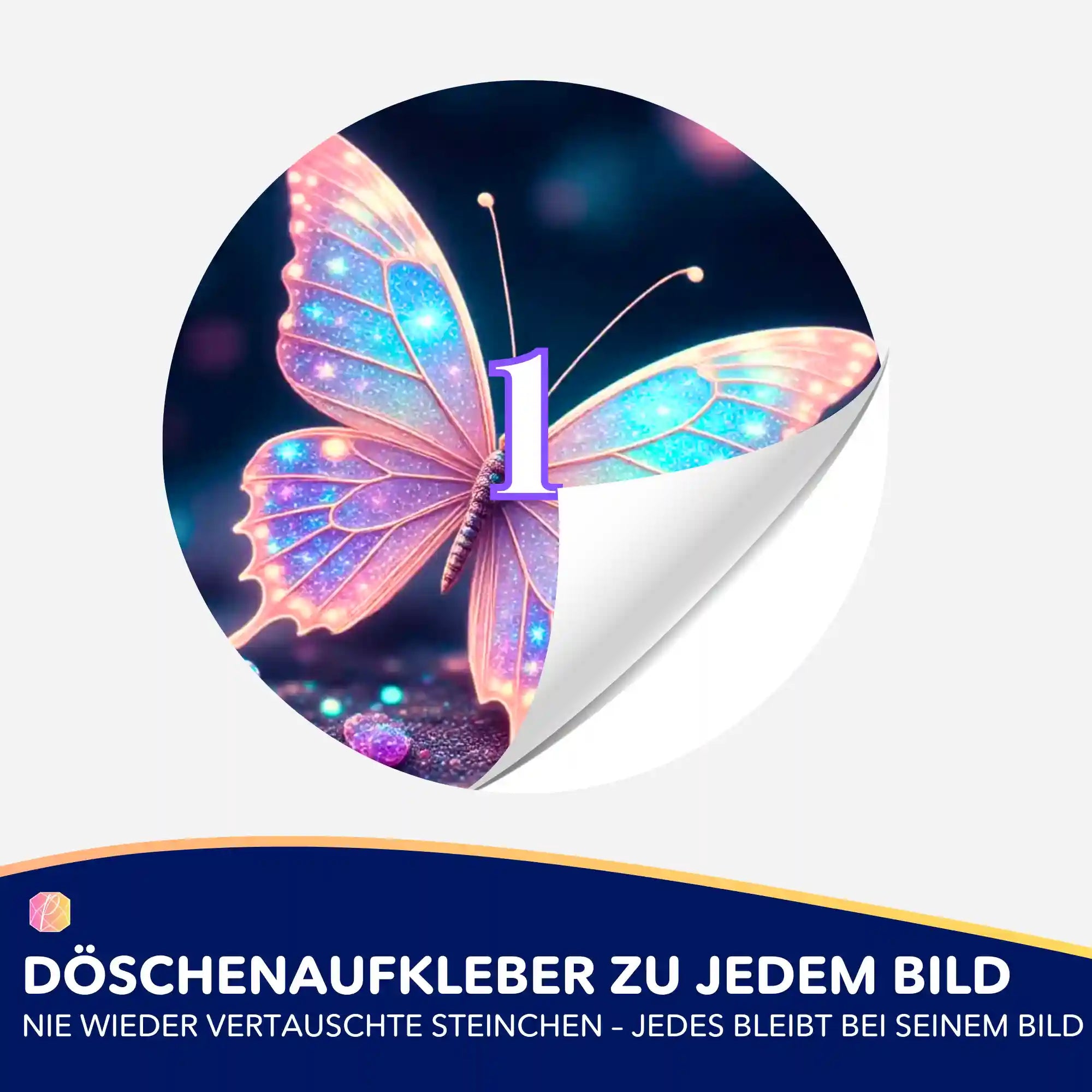 Döschenaufkleber - Lichttänzer