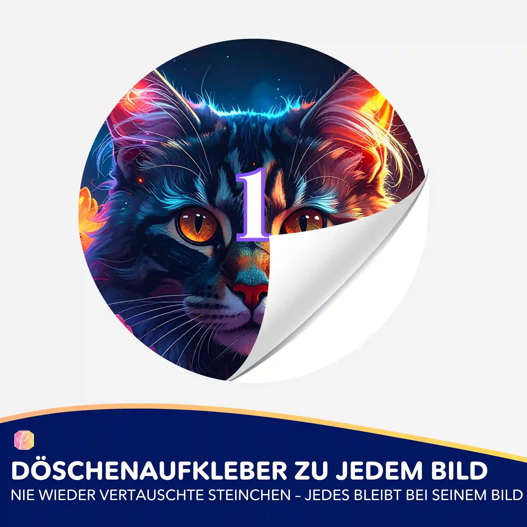 Döschenaufkleber - Hüterin der Nachtblüten