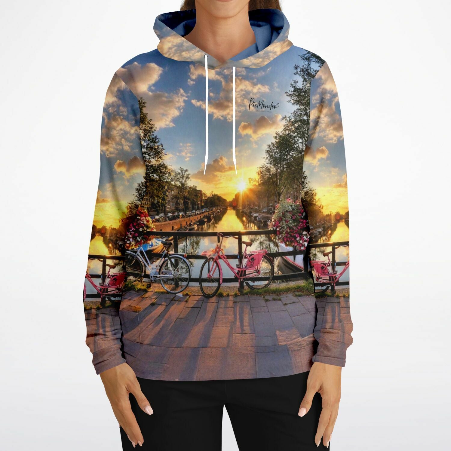 Dreamer Hoodie - Sonnenuntergang in Amsterdam