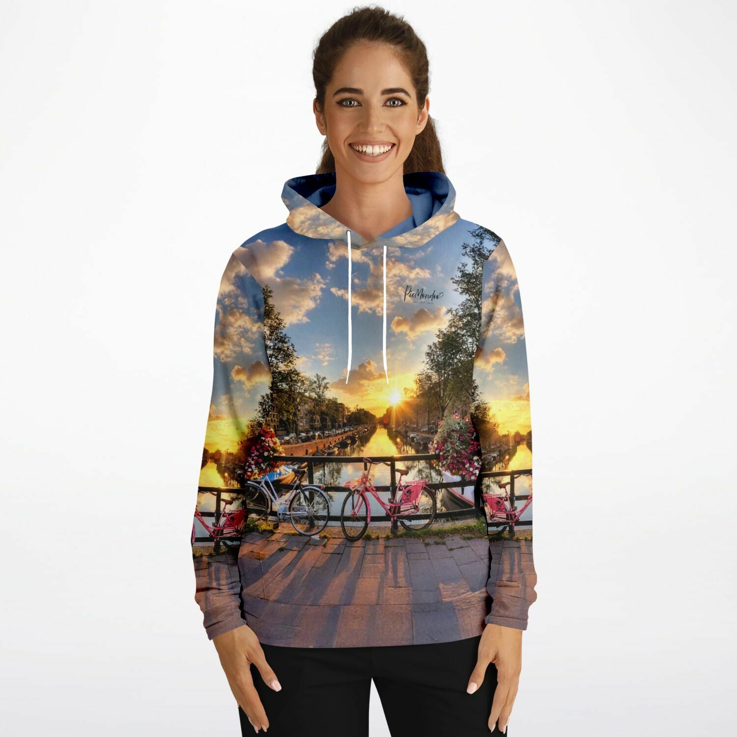 Dreamer Hoodie - Sonnenuntergang in Amsterdam
