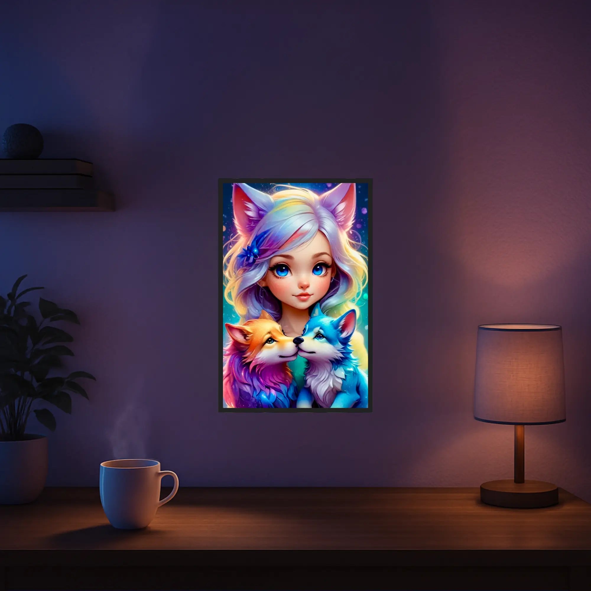 Diamond Painting - Moni Live Verkauf - Wolfsmädchen Finja