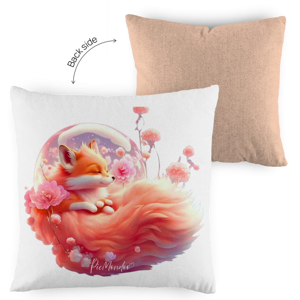 Kopfkissen zweifarbig Apricot foxy