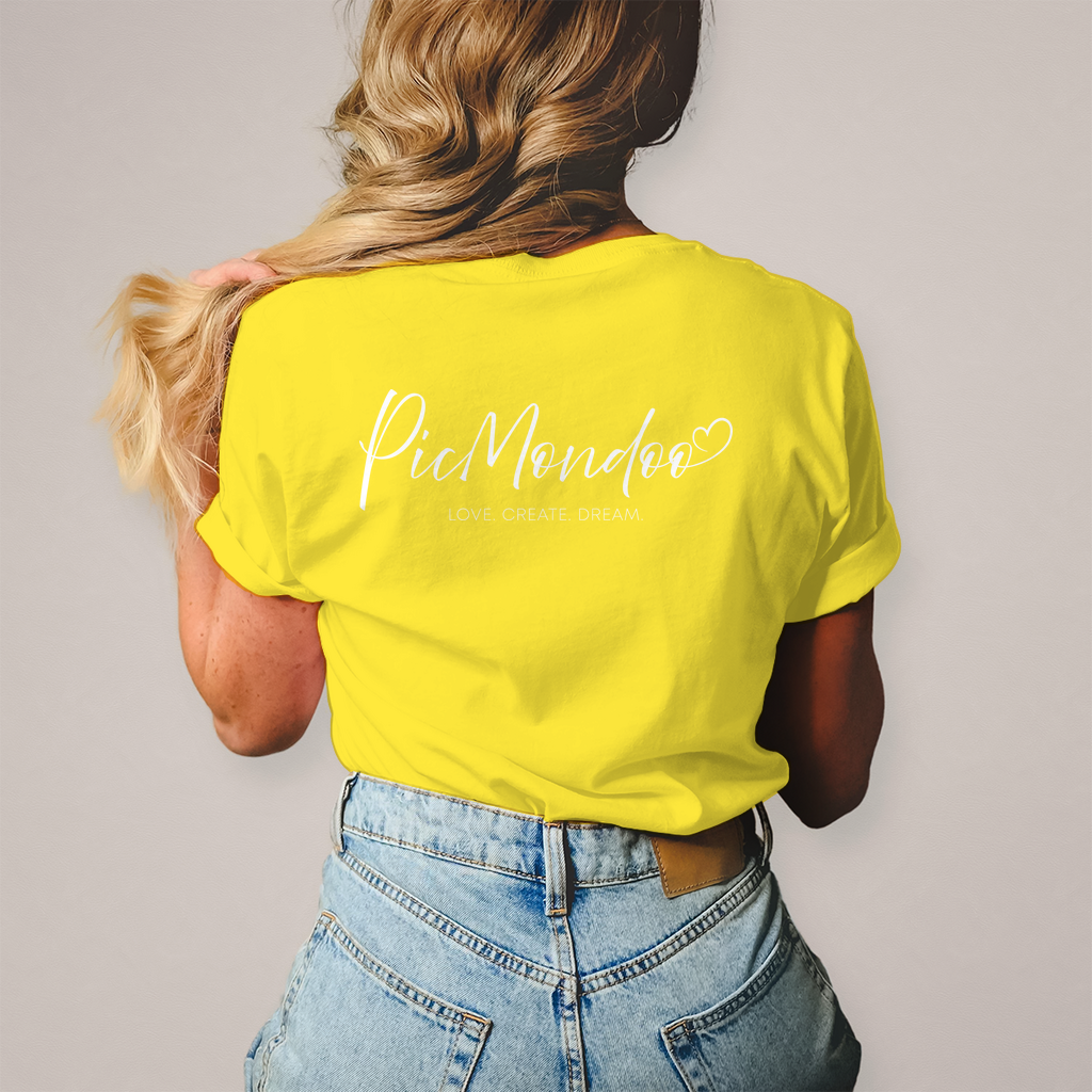Damen T-Shirt picmondoo logo