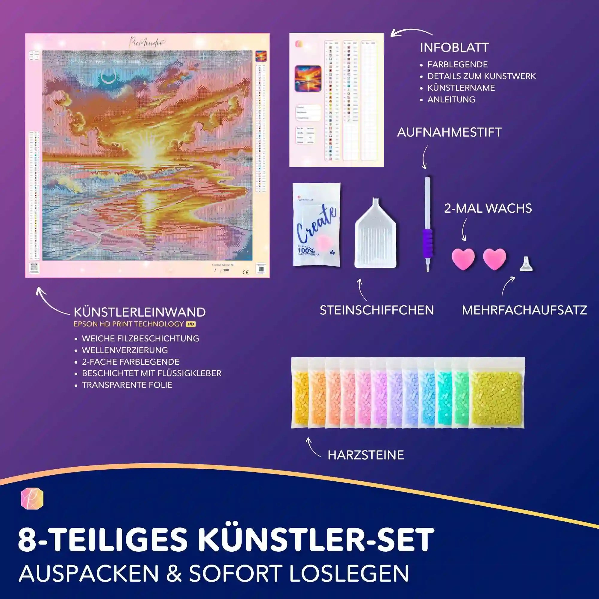 Diamond Painting - Zwischen Sonne und Sterne "Limited Edition"