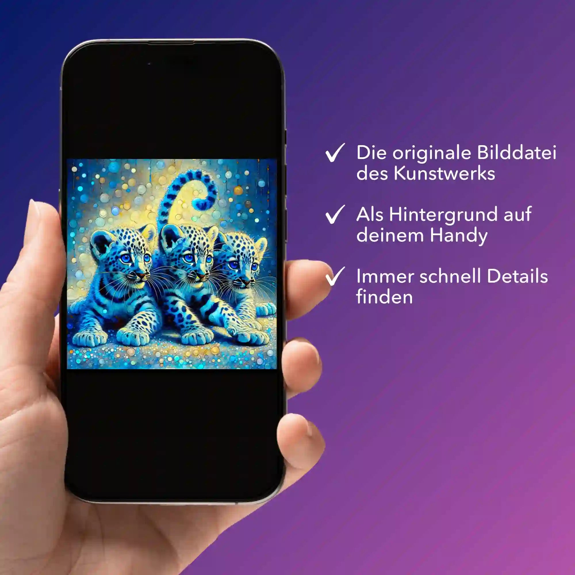 Digitale Bildmappe - Leopardenbabys