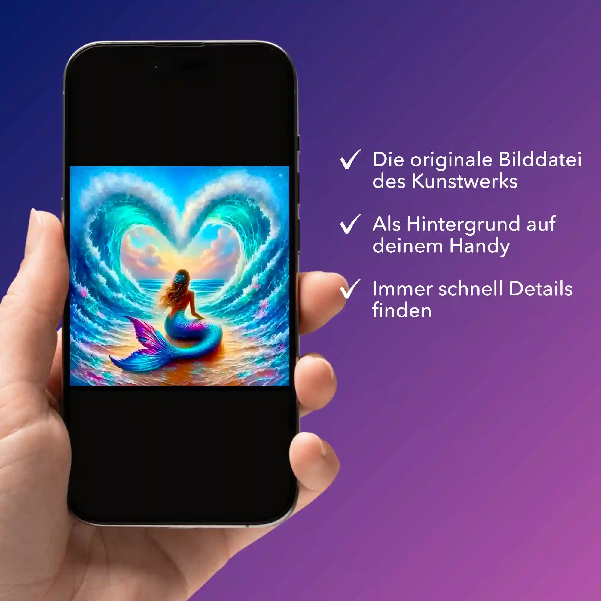 Digitale Bildmappe - Liebe der Meerjungfrau