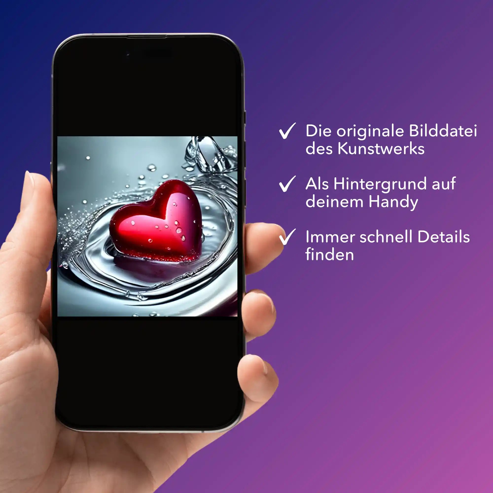 Digitale Bildmappe - Waterheart