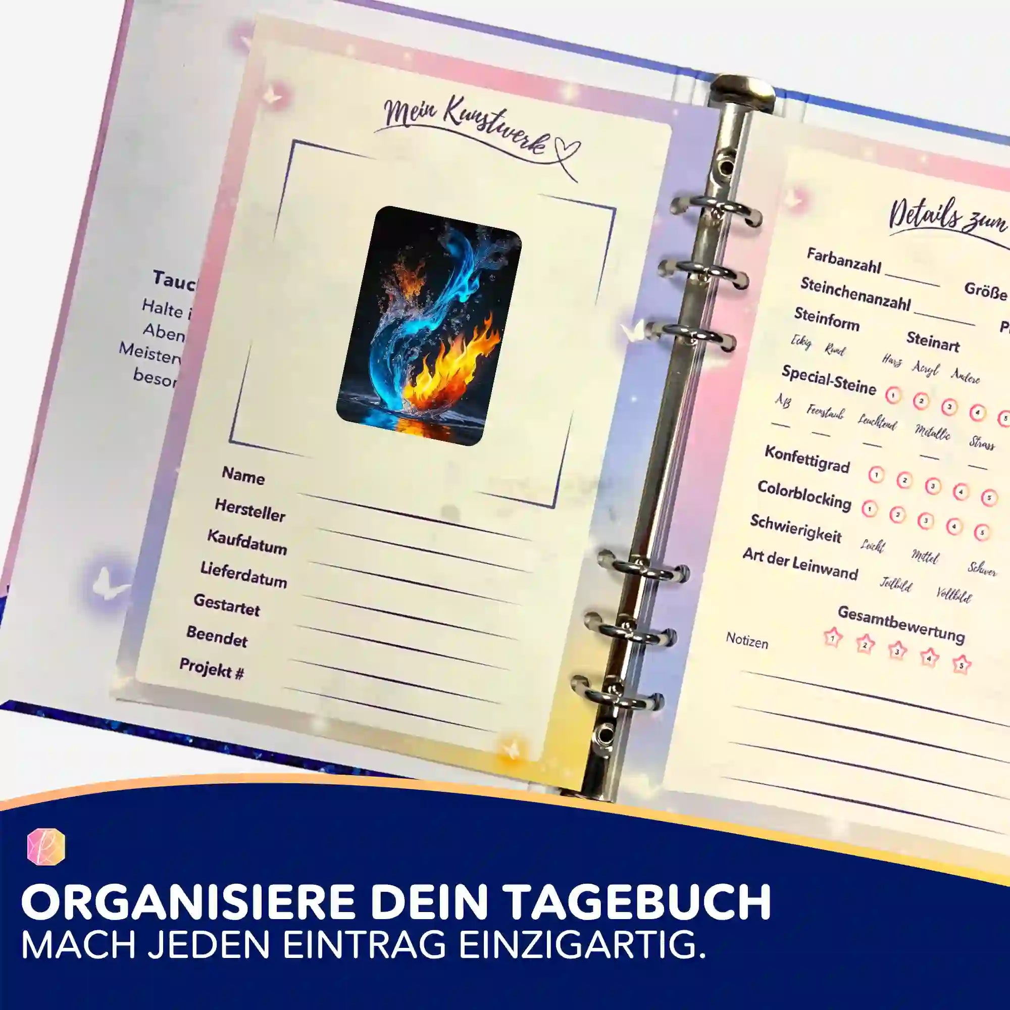 Aufkleber 5er-Set - Zusammenspiel der Elemente "Limited Edition"