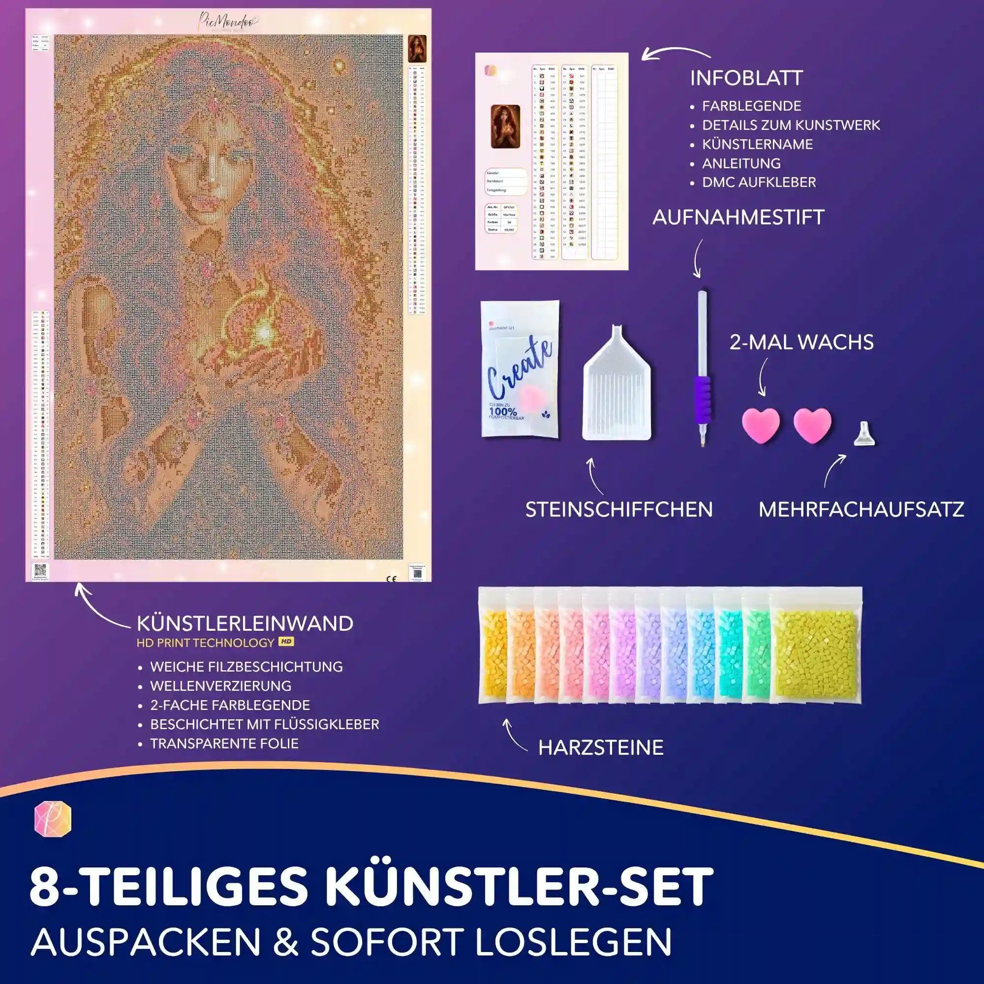 Diamond Painting 7 Tage Special - Göttin der Sonne
