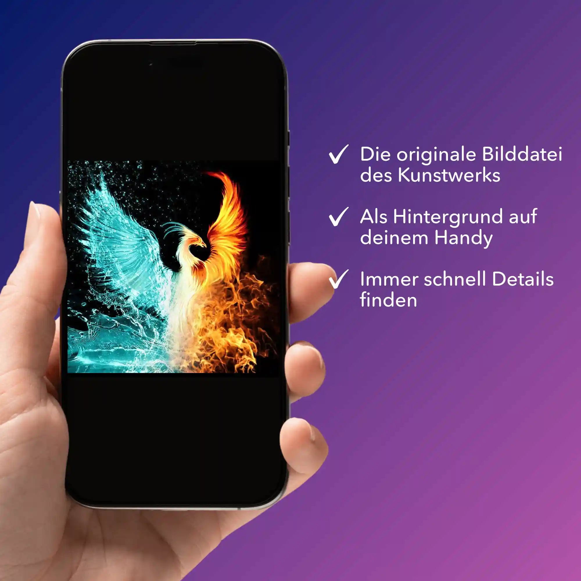 Digitale Bildmappe - Phönix der Elemente