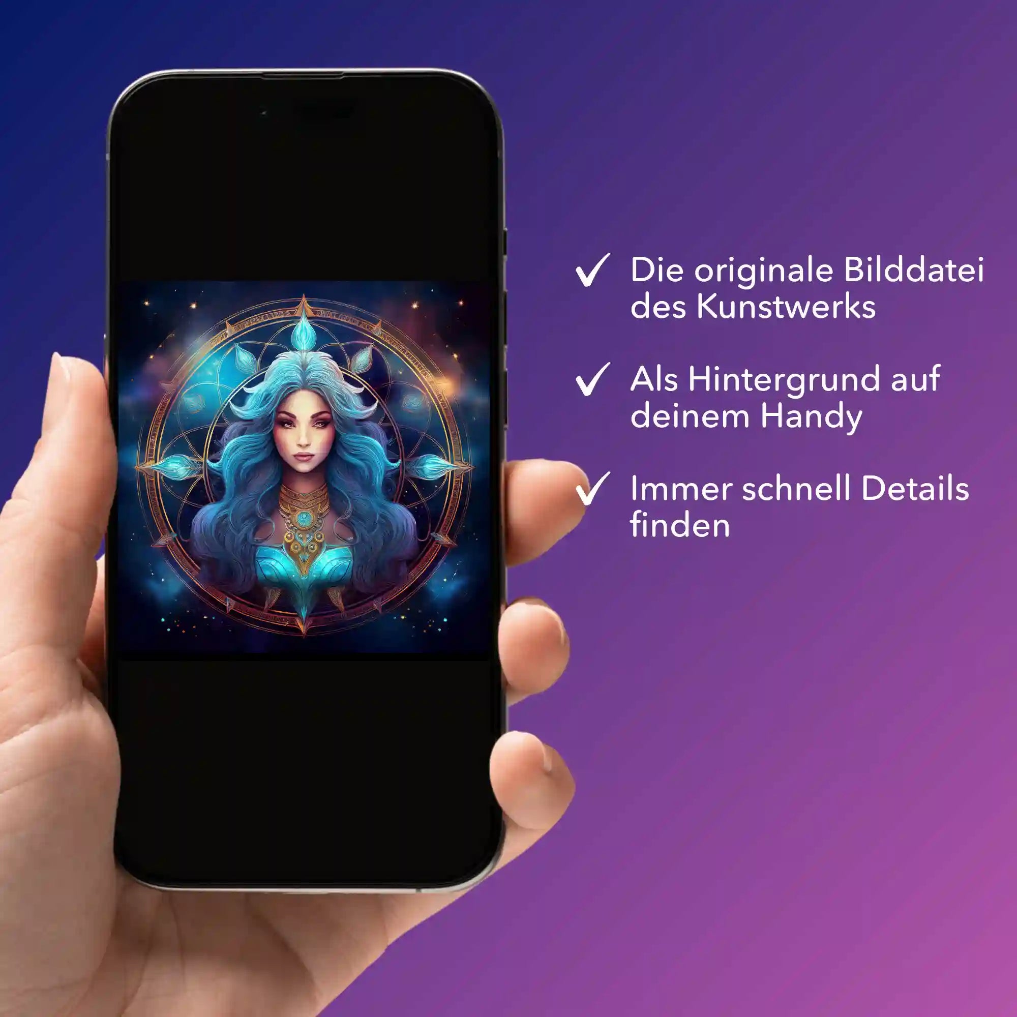 Digitale Bildmappe - Sternzeichen Jungfrau "Limited Edition"