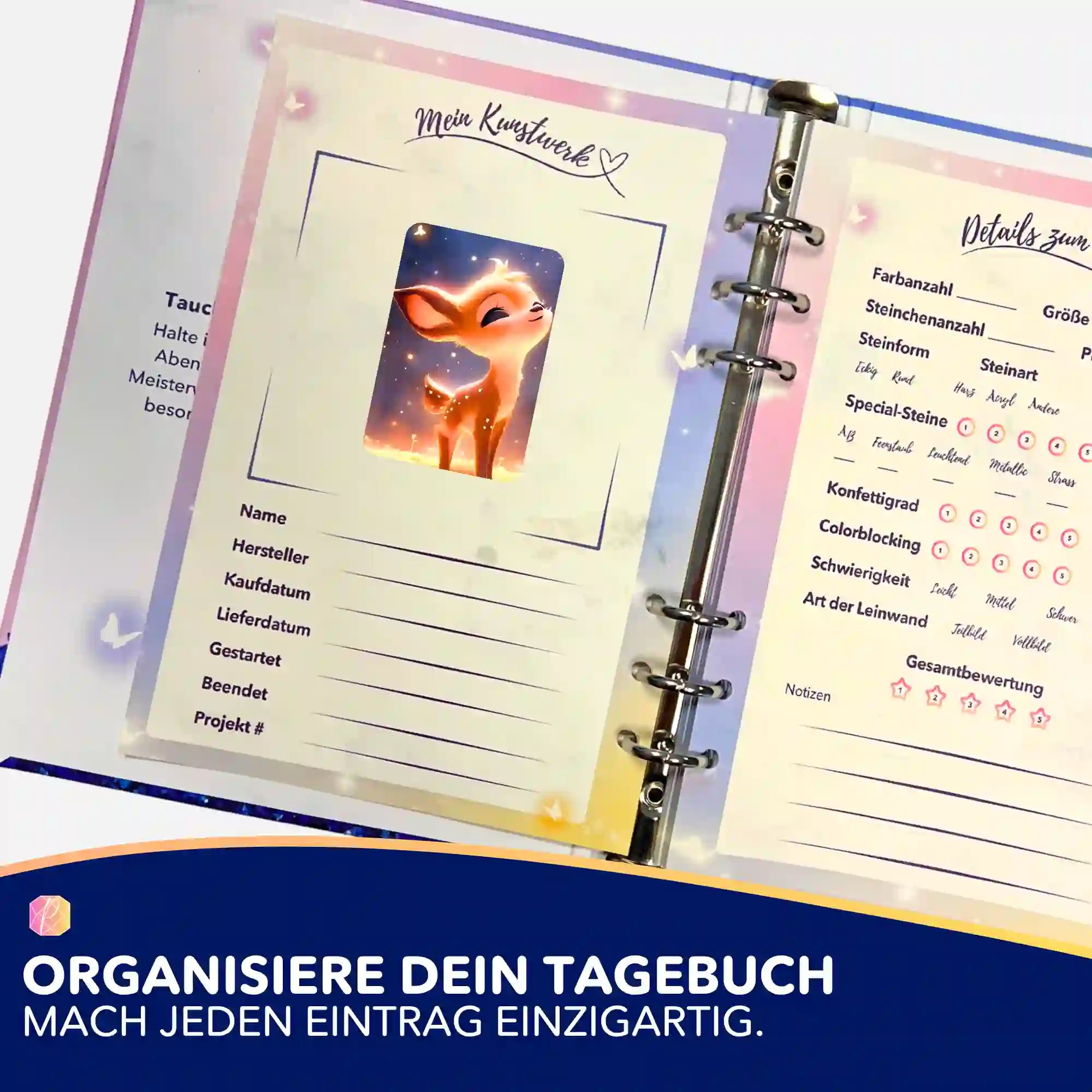 Aufkleber 5er-Set - Babsi Sternenstaub