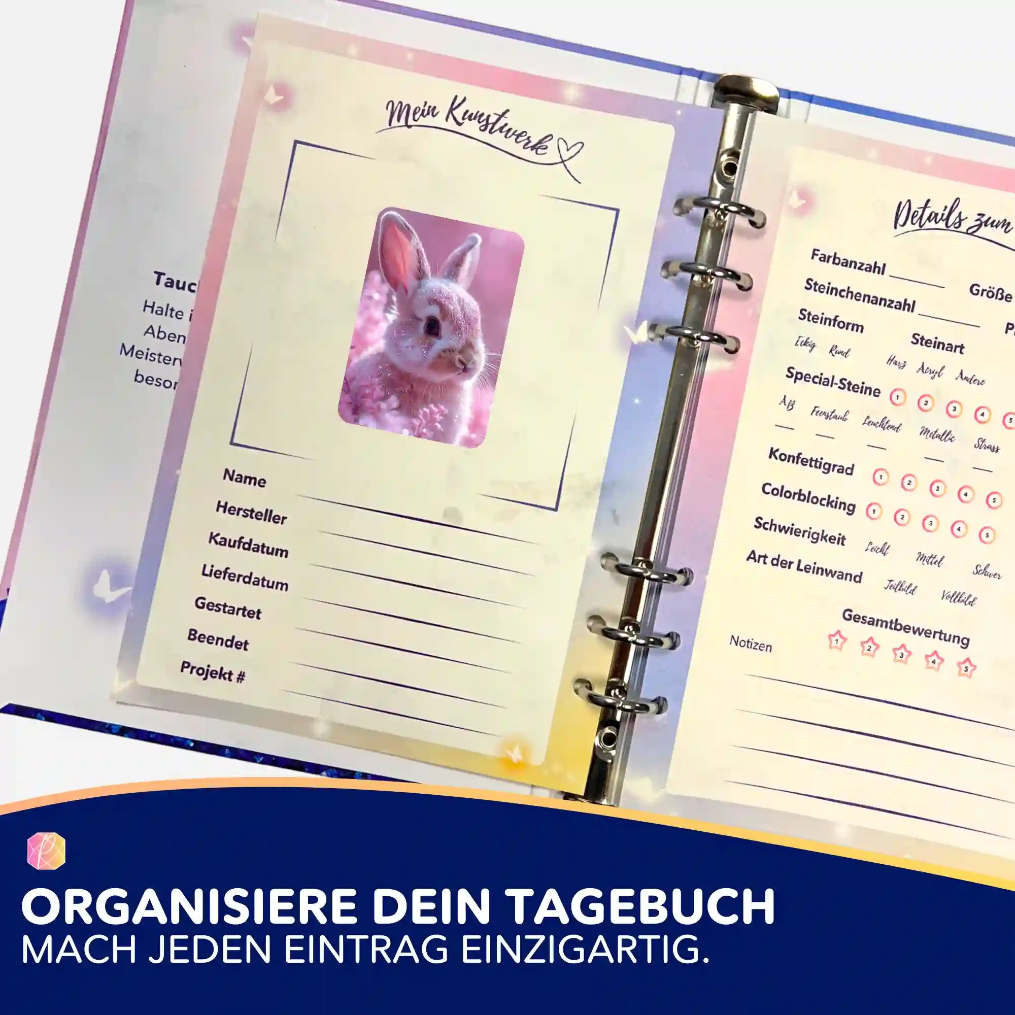 Aufkleber 5er-Set - Moni´s Special - Sweet Pinki