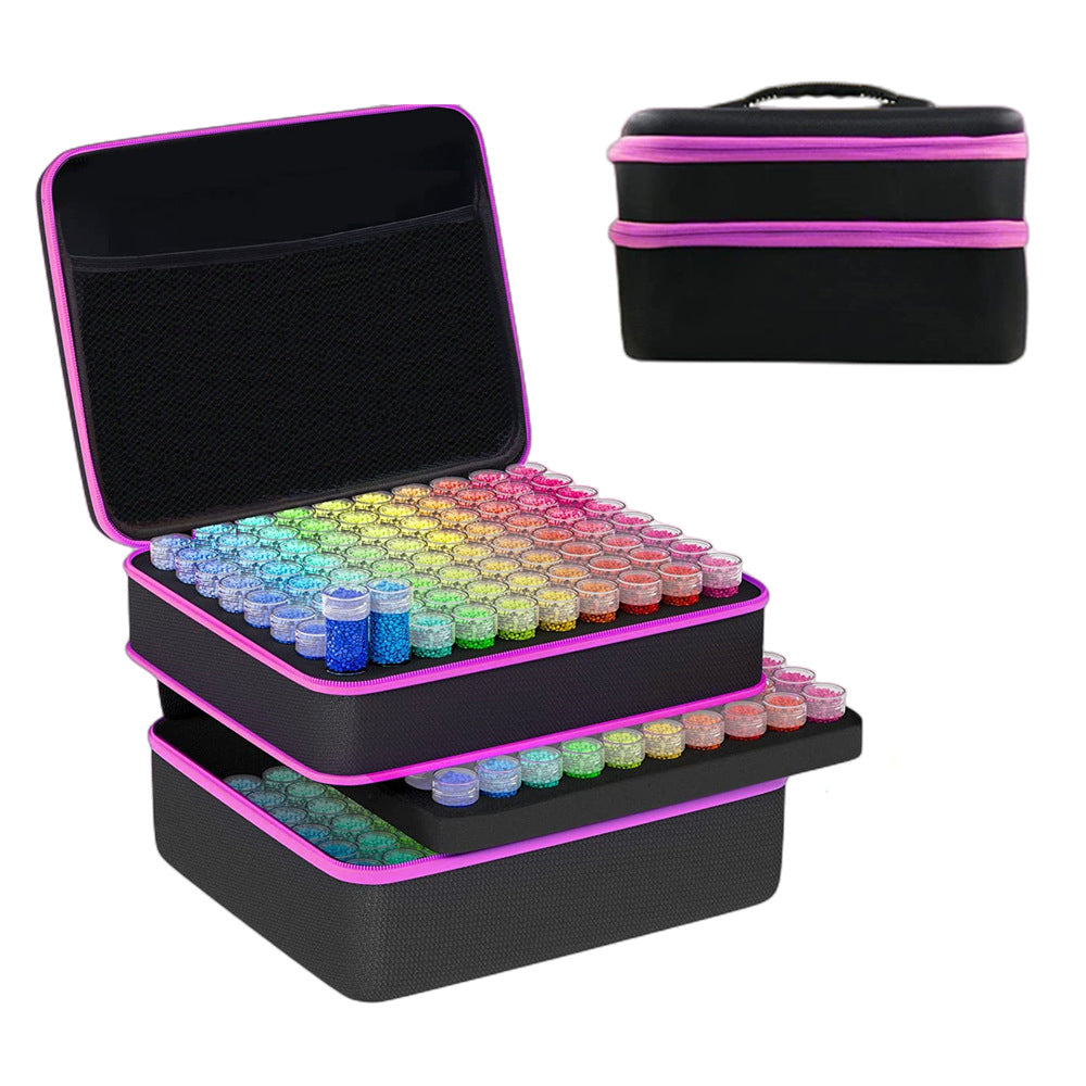 Diamond Painting XXL Aufbewahrungs-Koffer | 240 Döschen