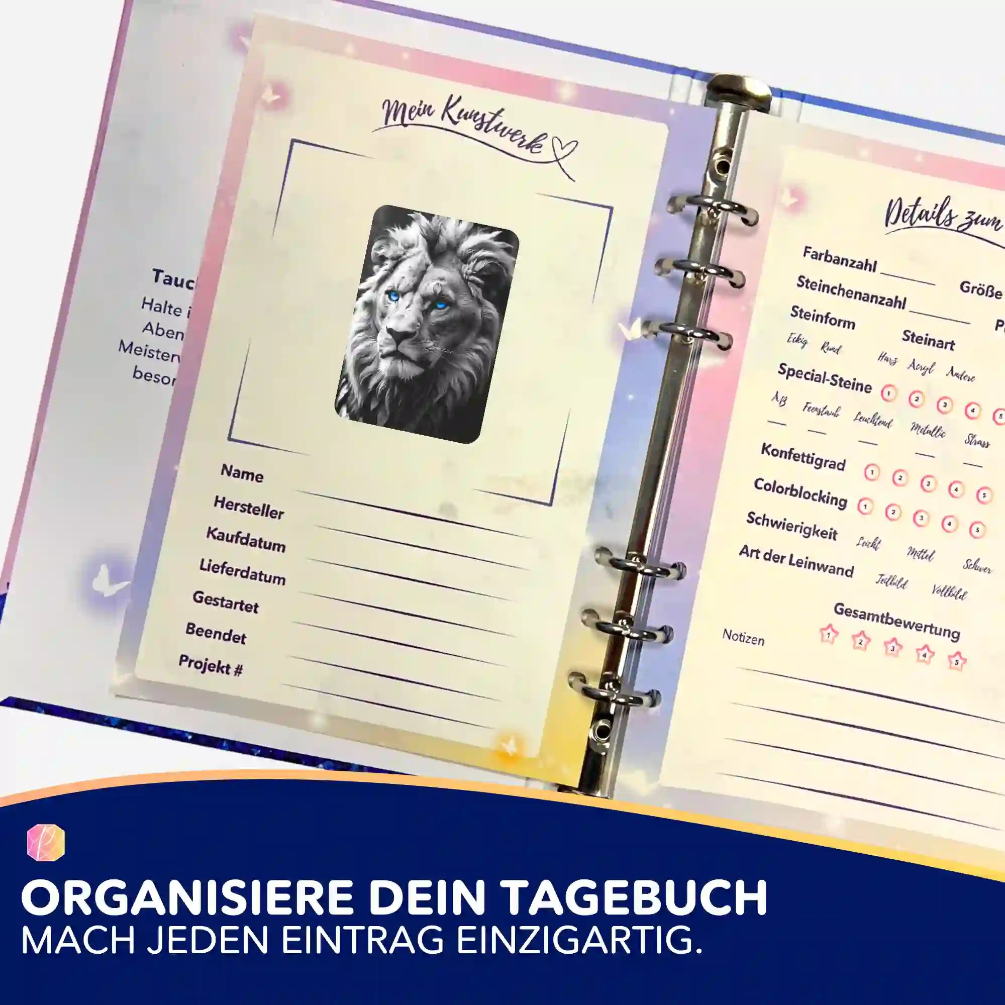 Aufkleber 5er-Set - Leo Löwe