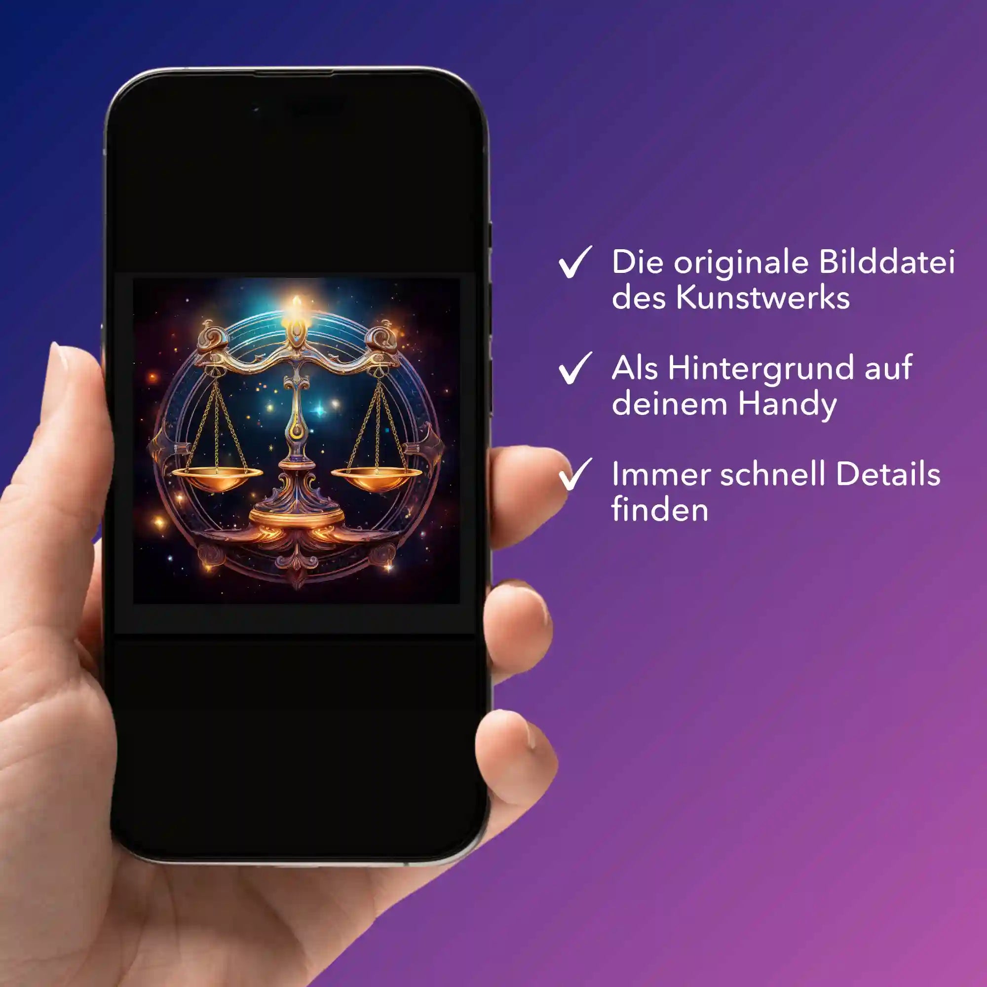 Digitale Bildmappe - Sternzeichen Waage "Limited Edition"