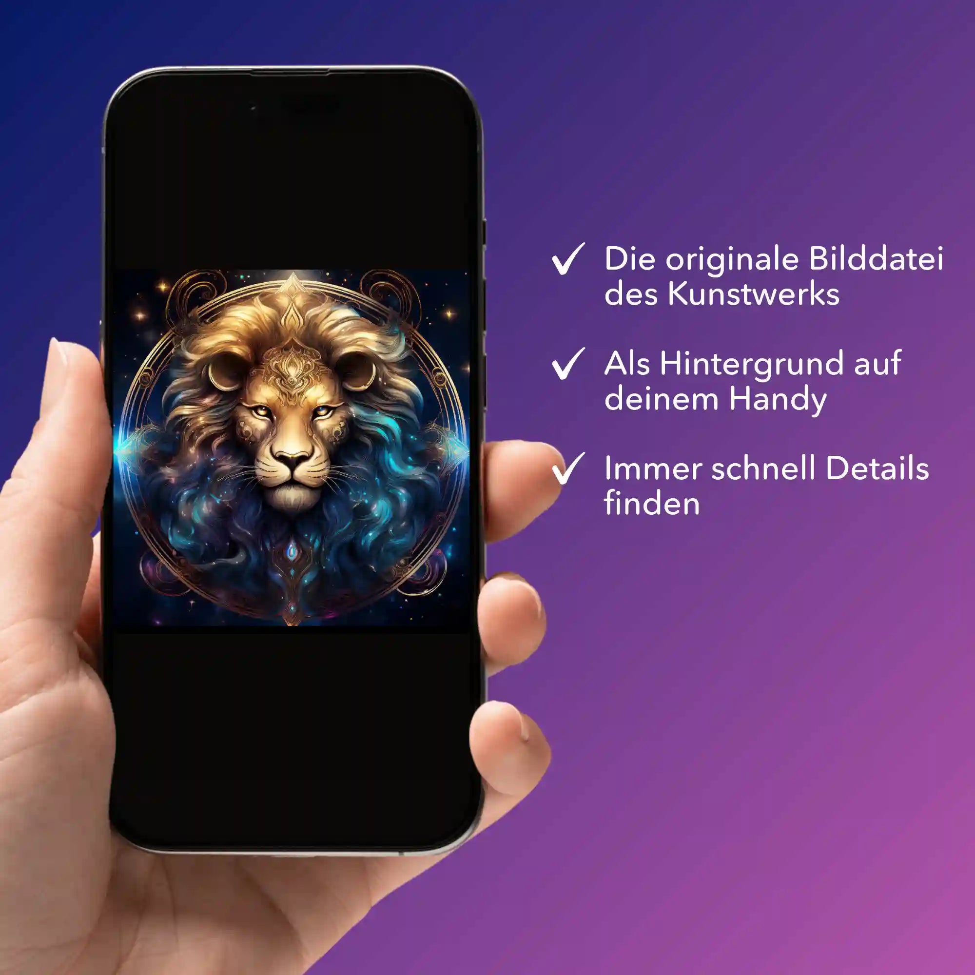 Digitale Bildmappe - Sternzeichen Löwe "Limited Edition"