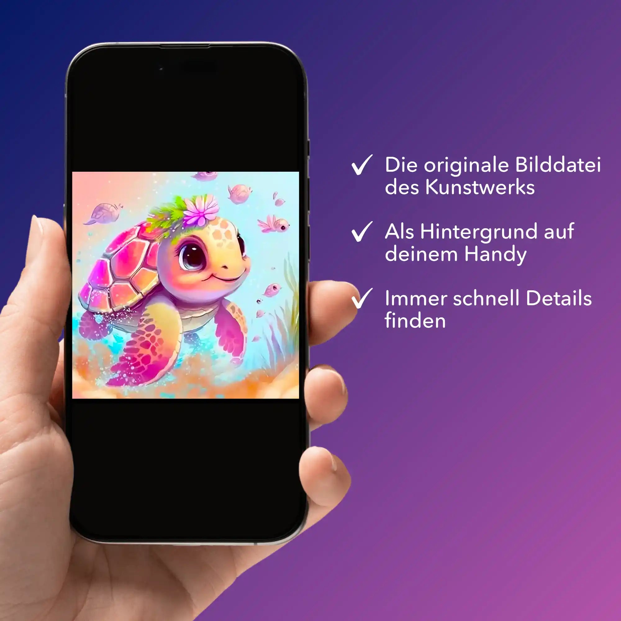 Digitale Bildmappe - Schildkrötenmädchen Trudi