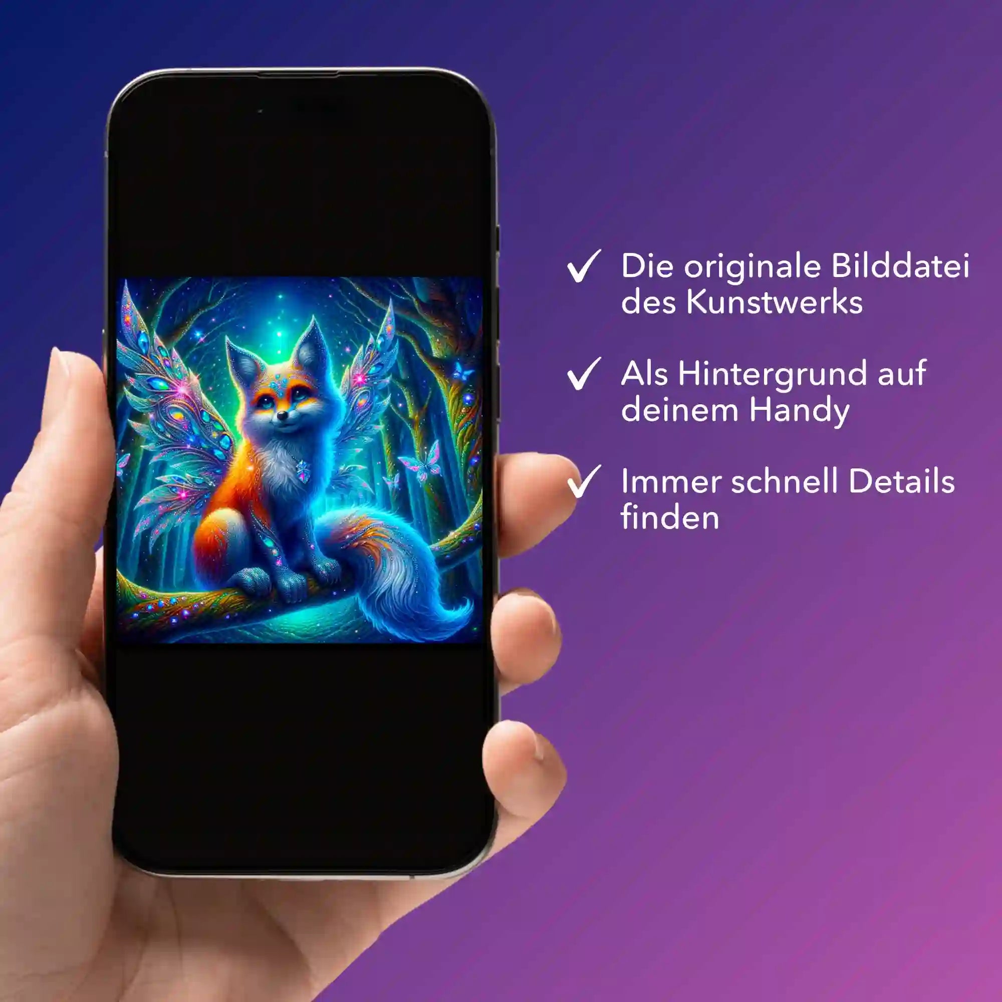 Digitale Bildmappe - Fairy Fox of Magic