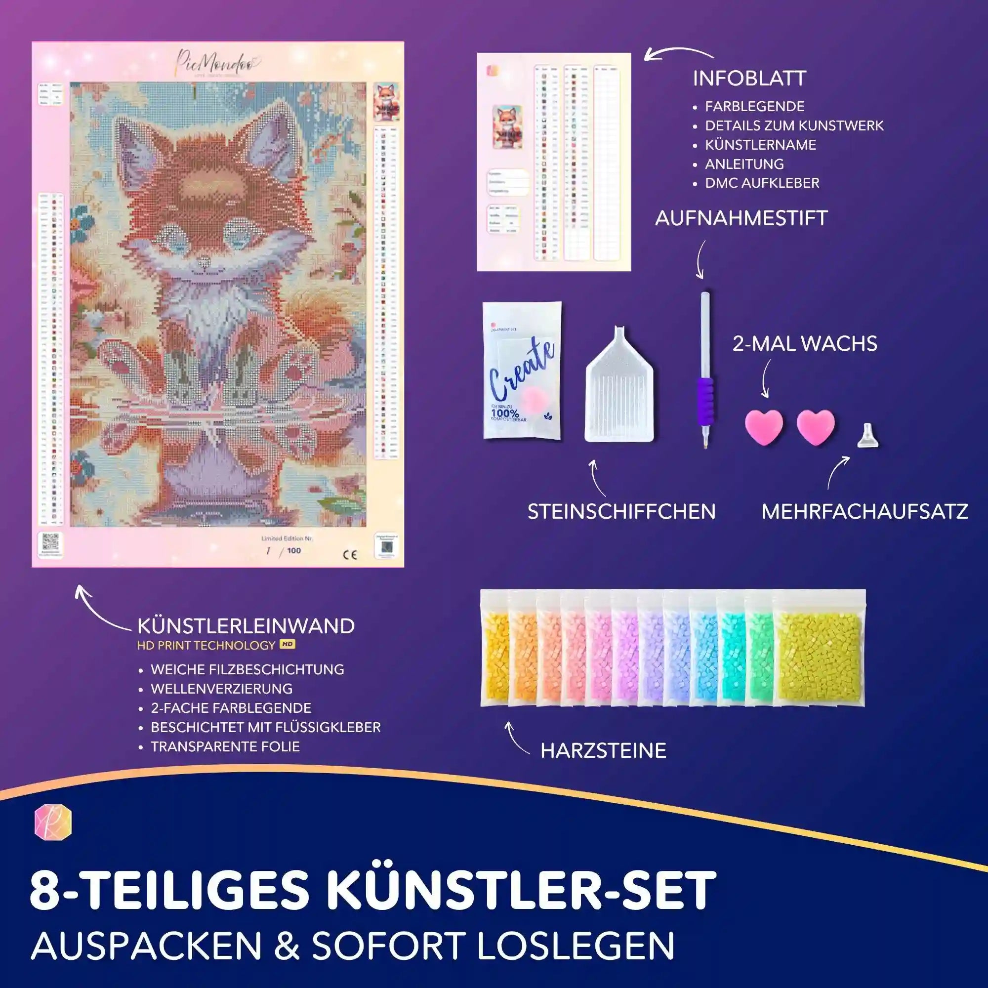 Diamond Painting - Ein kleiner Moment Glück "Limited Edition"