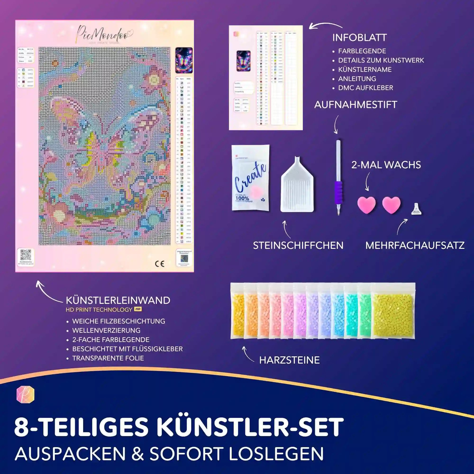 Diamond Painting - Flügel der Schleier