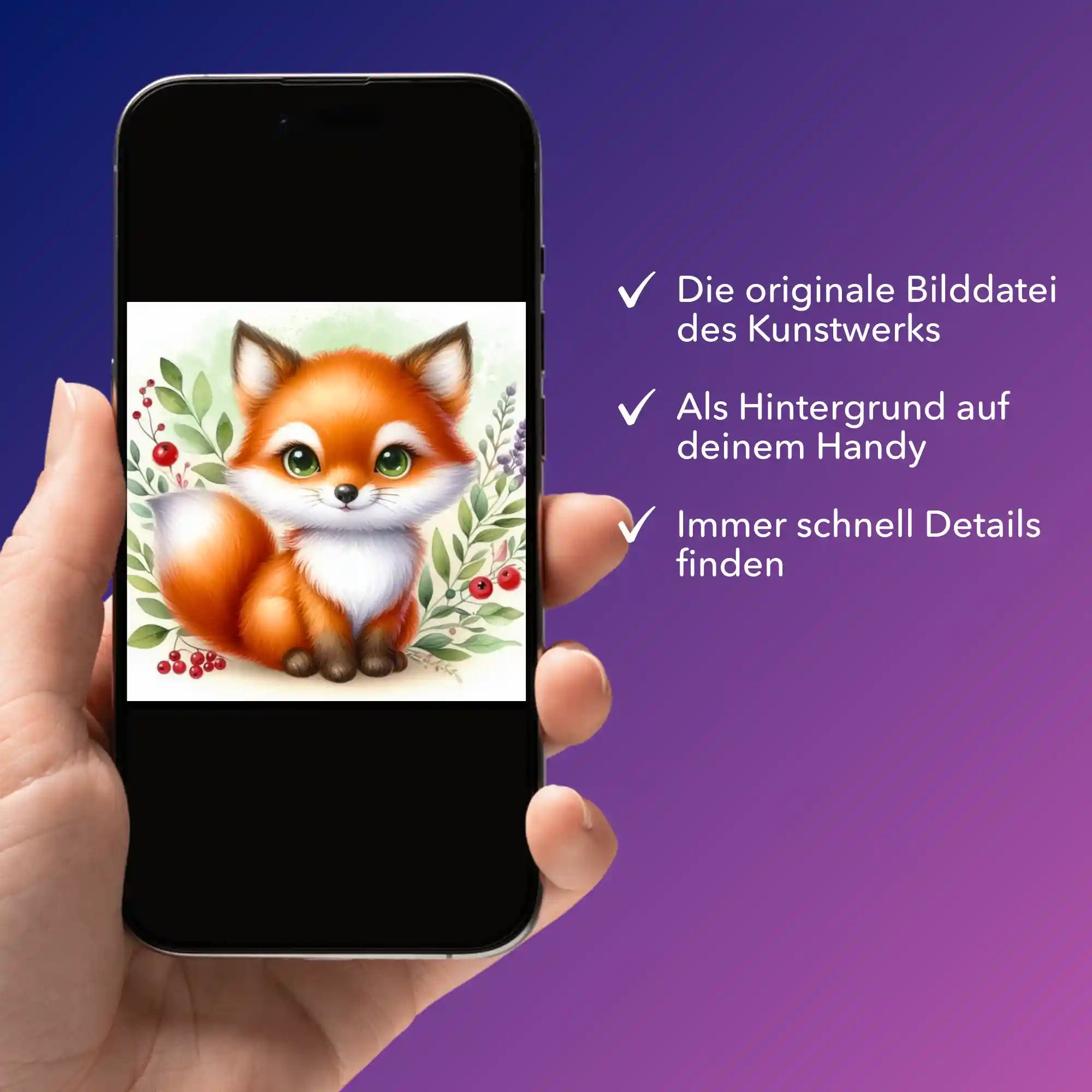Digitale Bildmappe - Freddy Füchschen