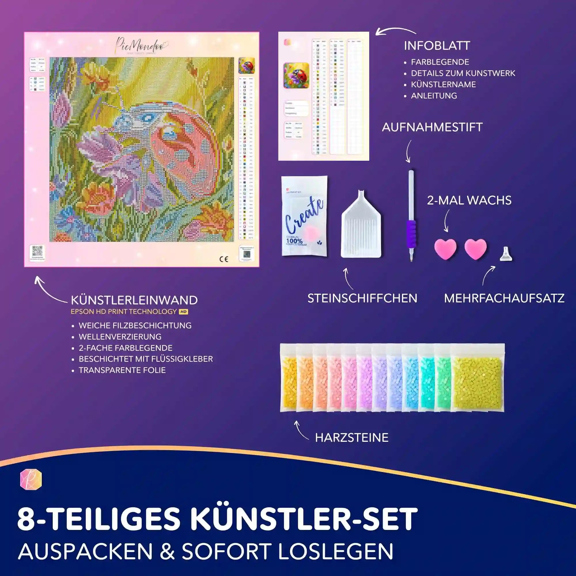 Diamond Painting - Kleiner Bote des Glücks