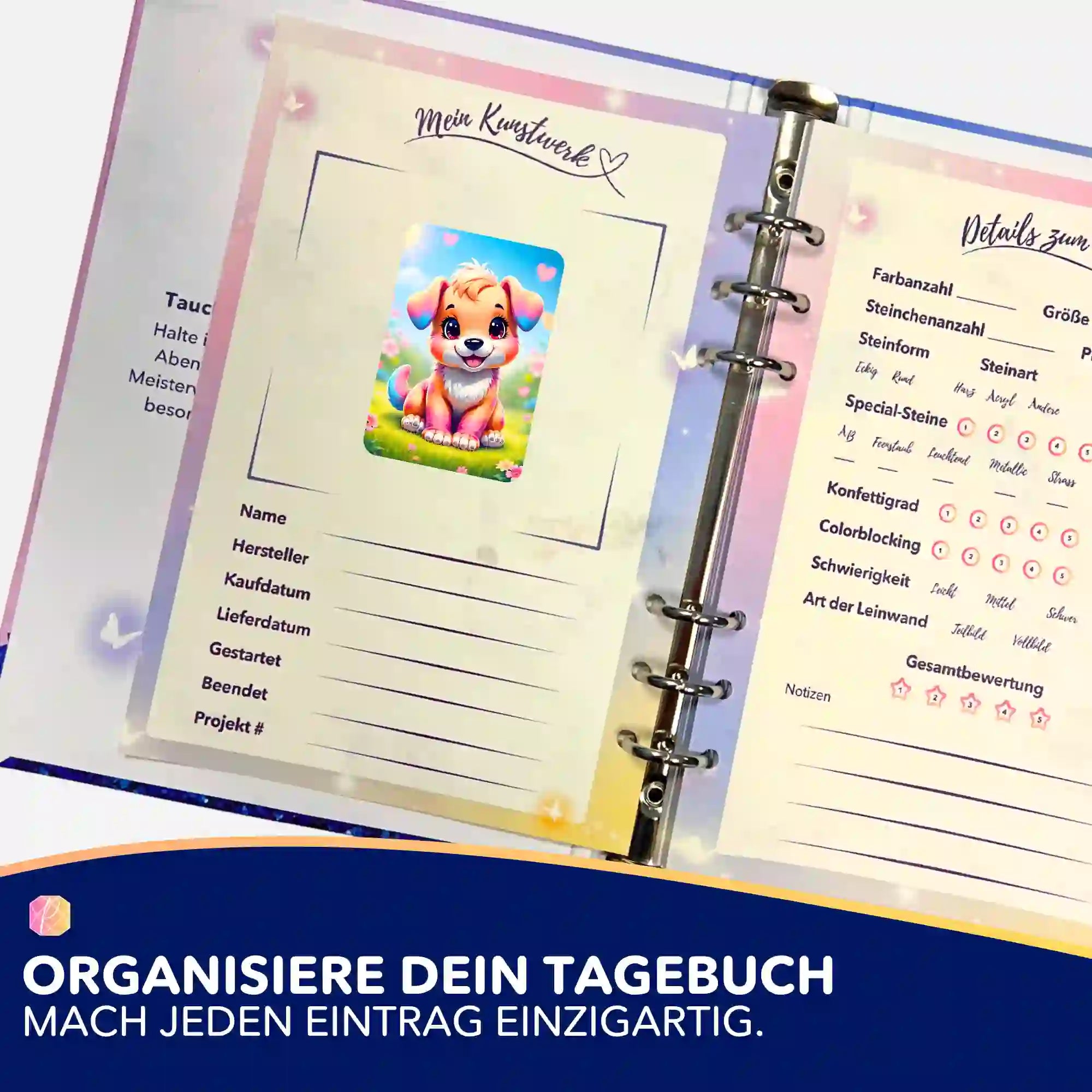 Aufkleber 5er-Set - Puschel
