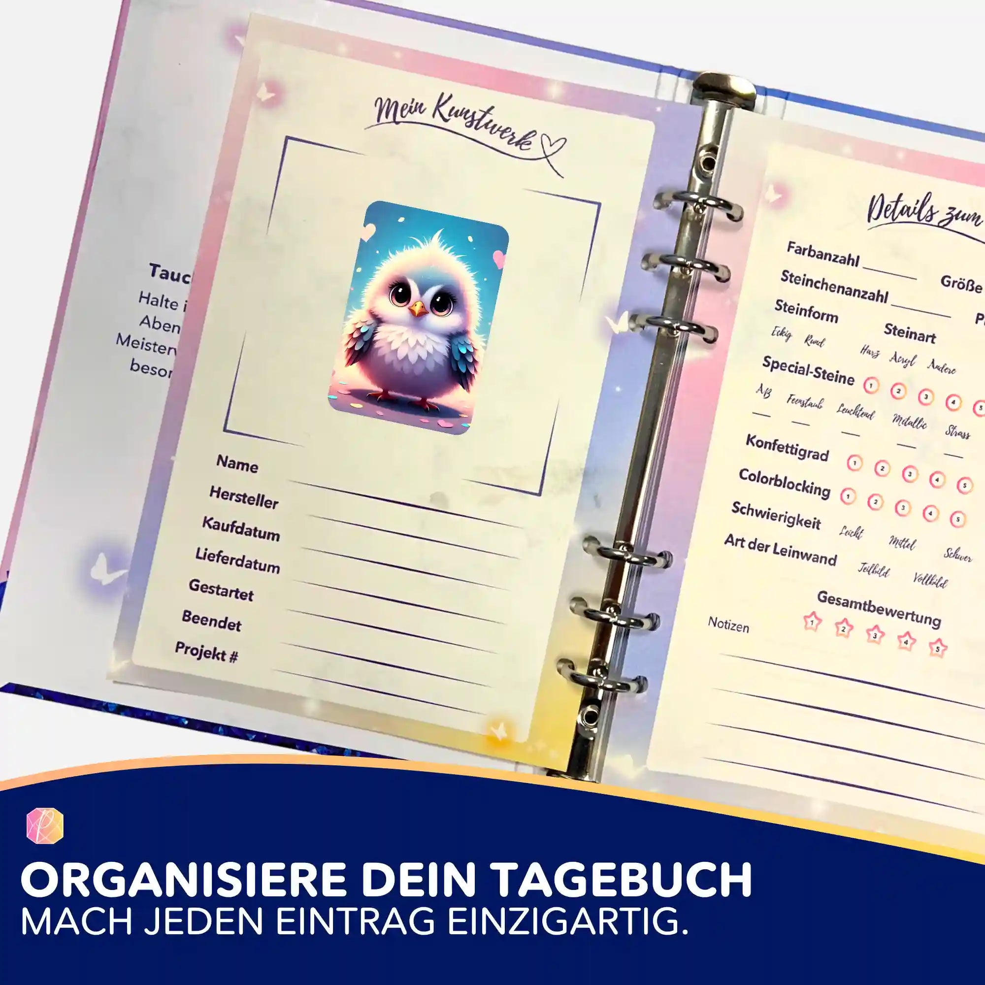 Aufkleber 5er-Set - Mehr Mut, als man sieht