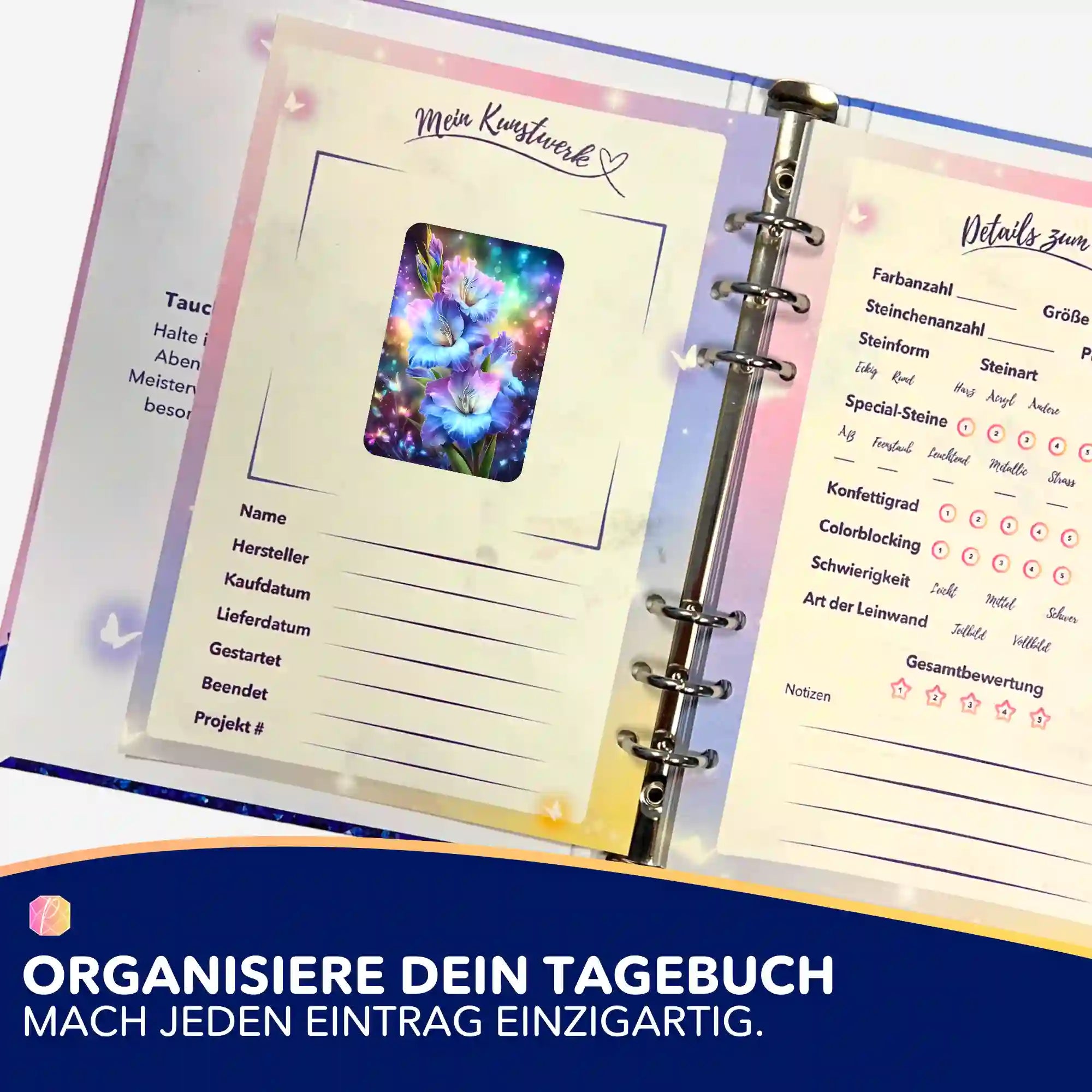 Aufkleber 5er-Set - Schwert aus Seide