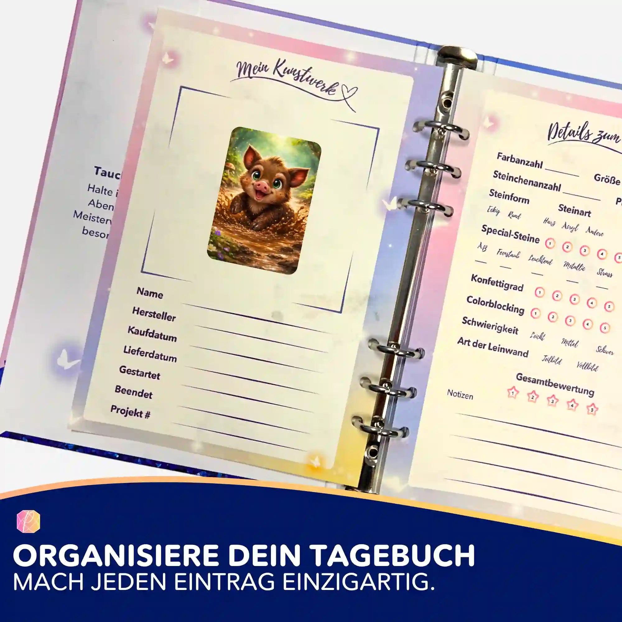 Aufkleber 5er-Set - Pfützenglück