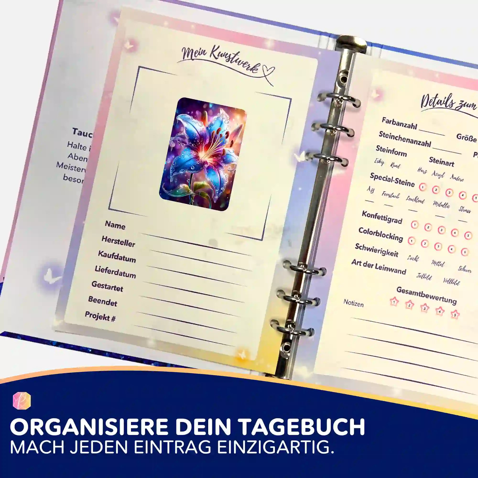 Aufkleber 5er-Set - Regenlied