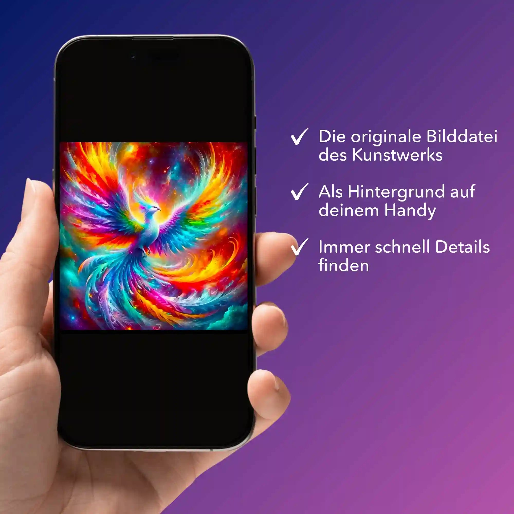 Digitale Bildmappe - Phönix der bunten Farben