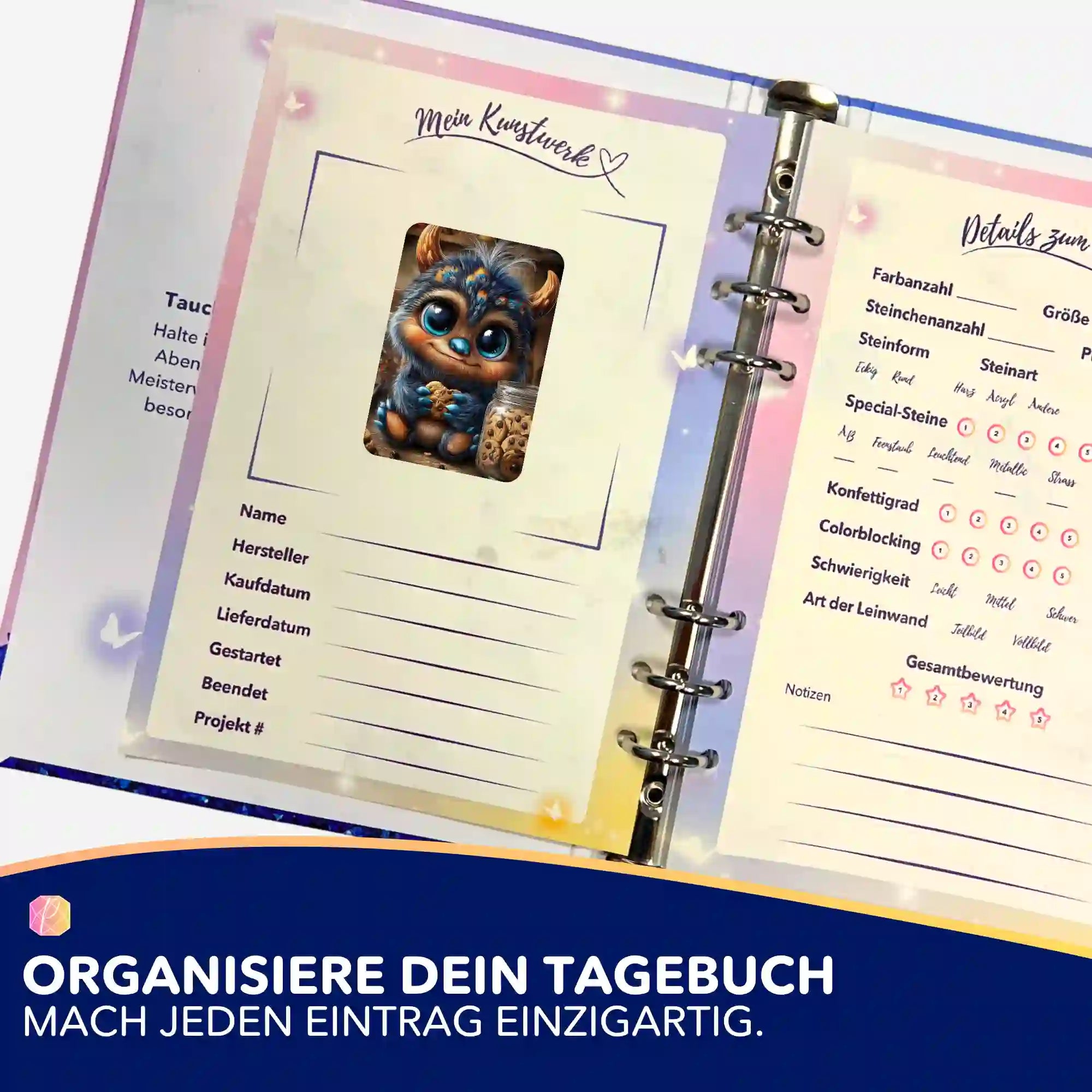 Aufkleber 5er-Set - Die Keksfrage