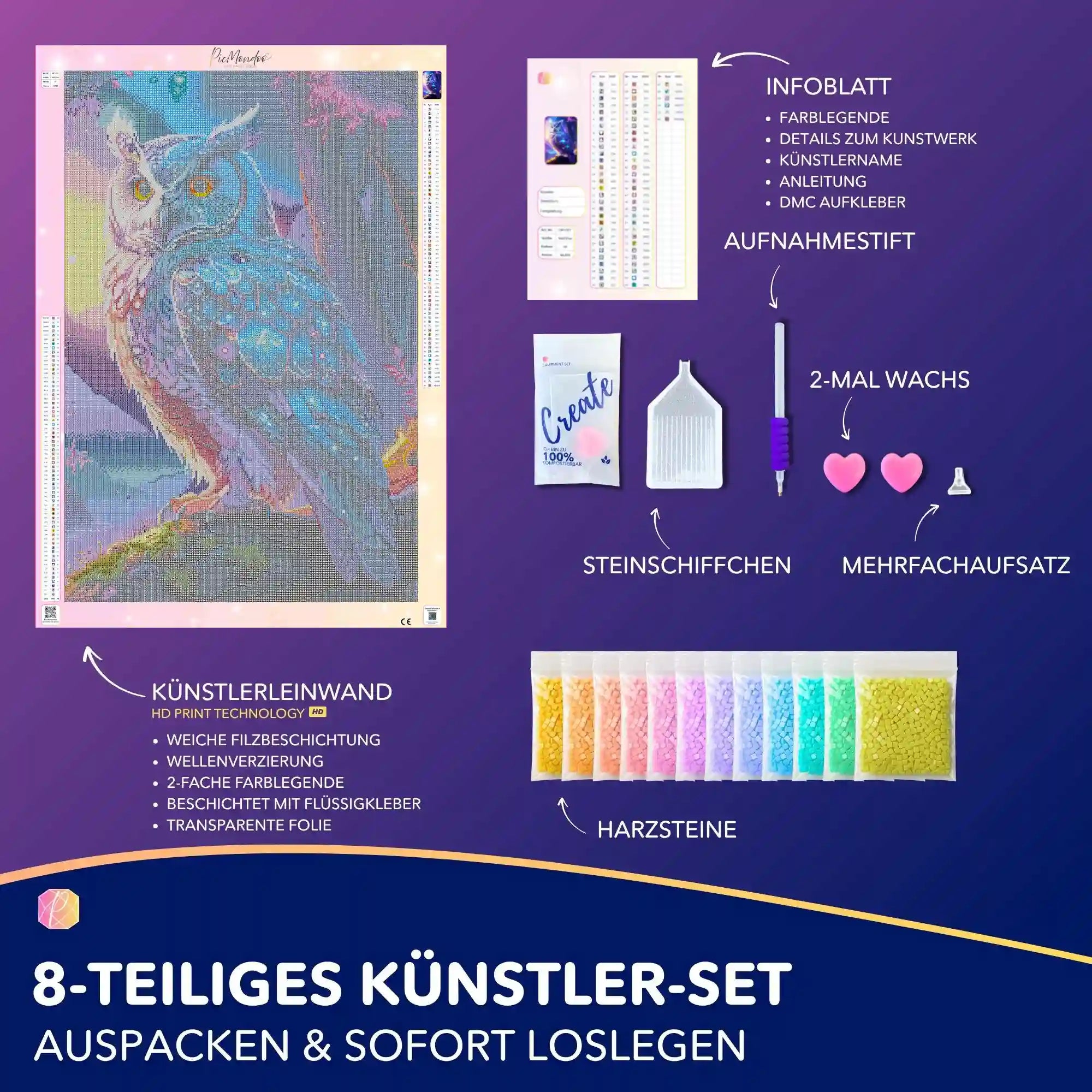 Diamond Painting - Hüterin der Dämmerung