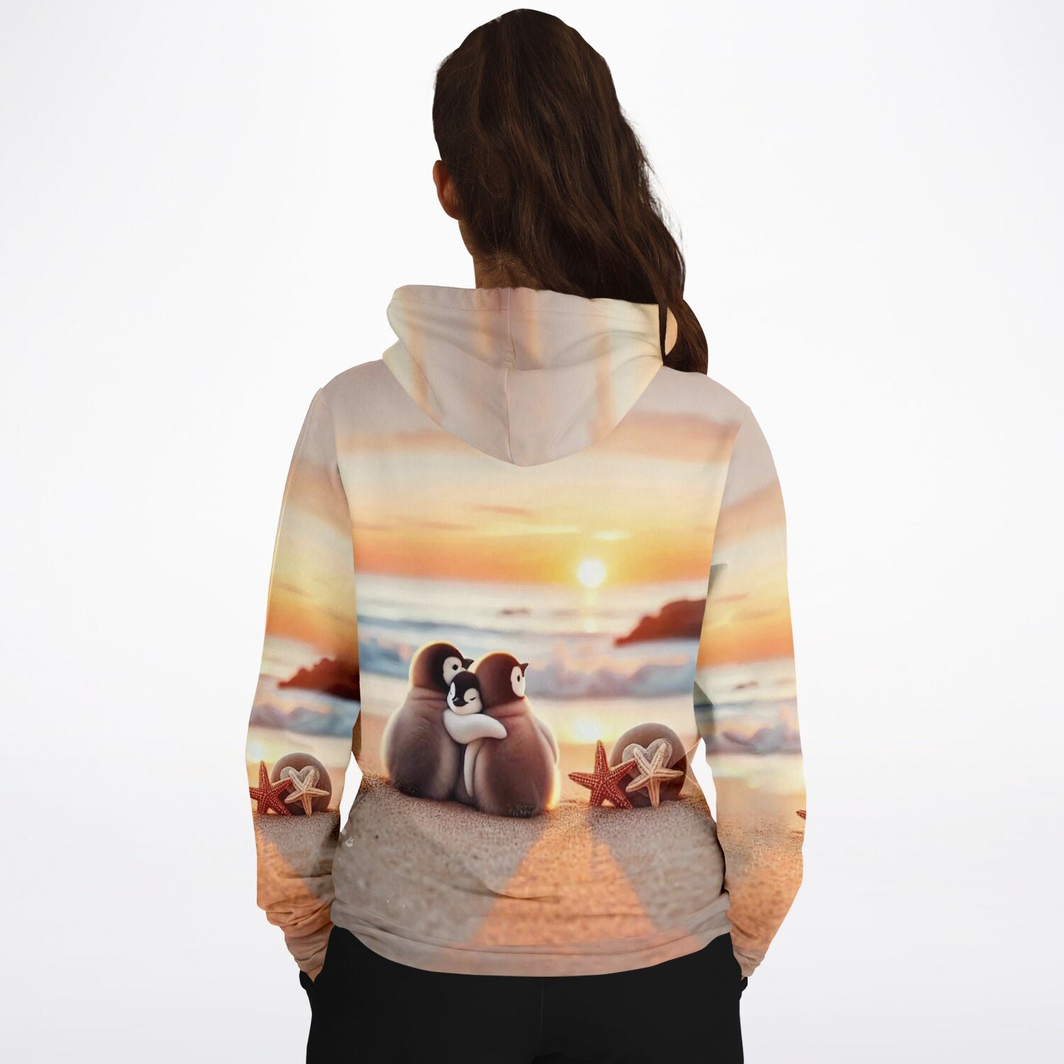 Dreamer Hoodie - Happy Family am Strand