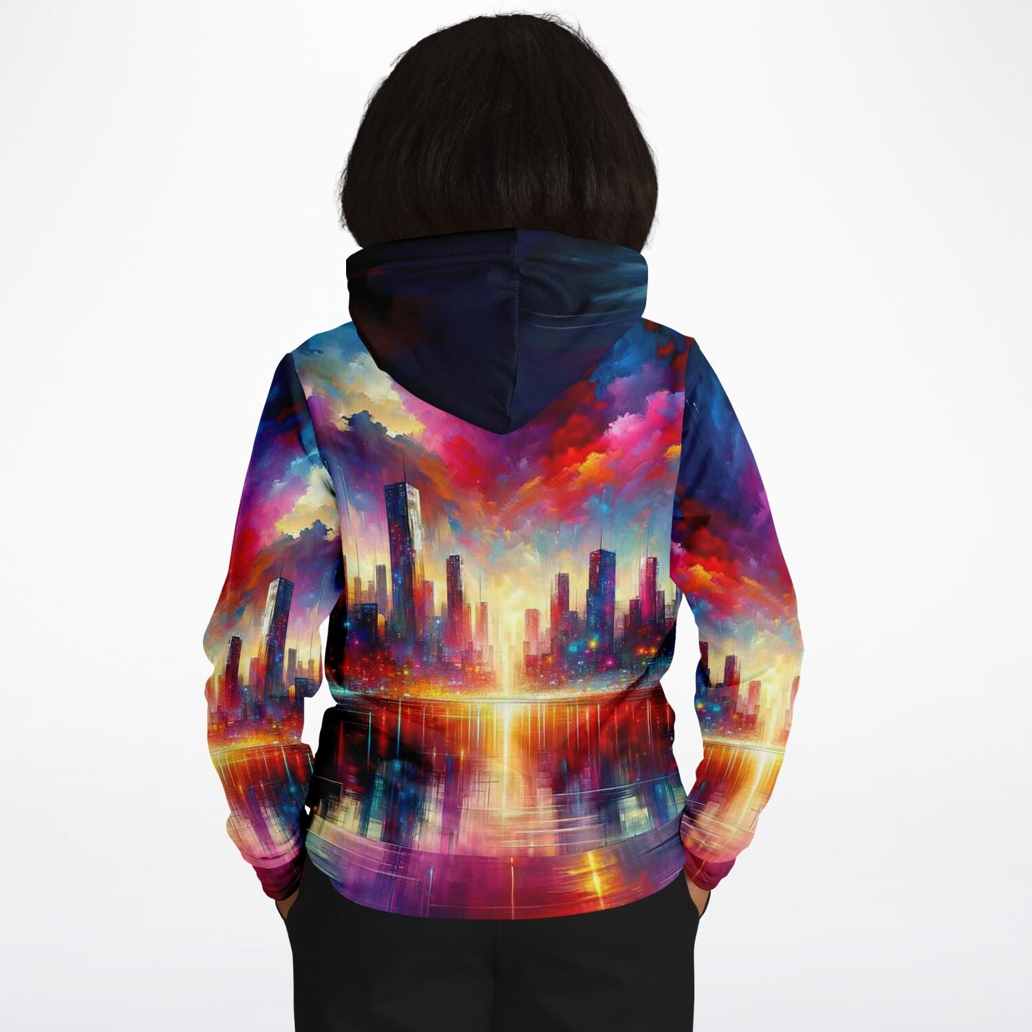 Dreamer Hoodie - Abstrakte Skyline "Limited Edition"