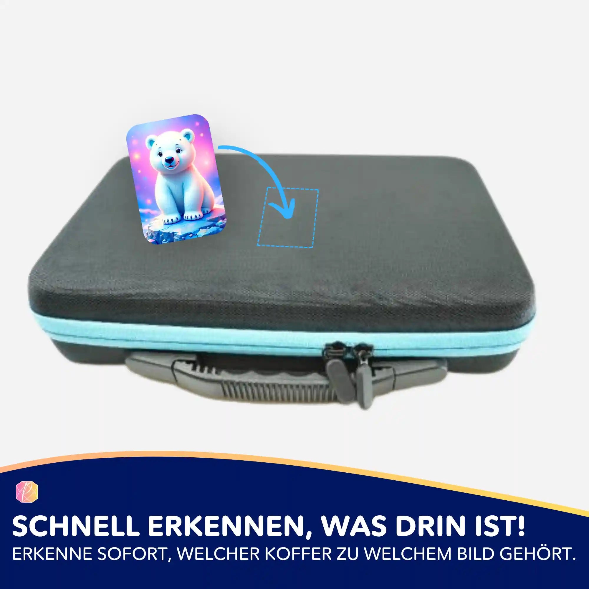 Aufkleber 5er-Set - Eisbär Hugo