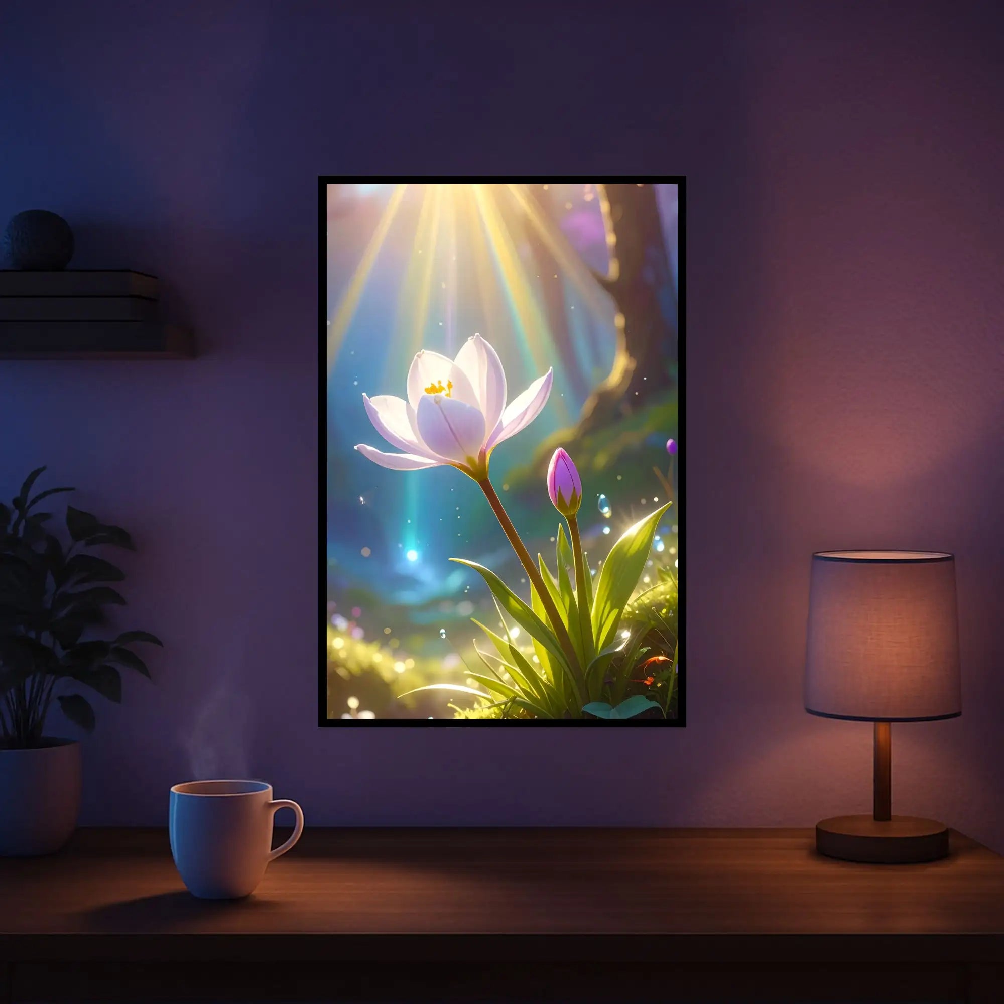 Diamond Painting 7 Tage Special - Weißer Frühlingskrokus