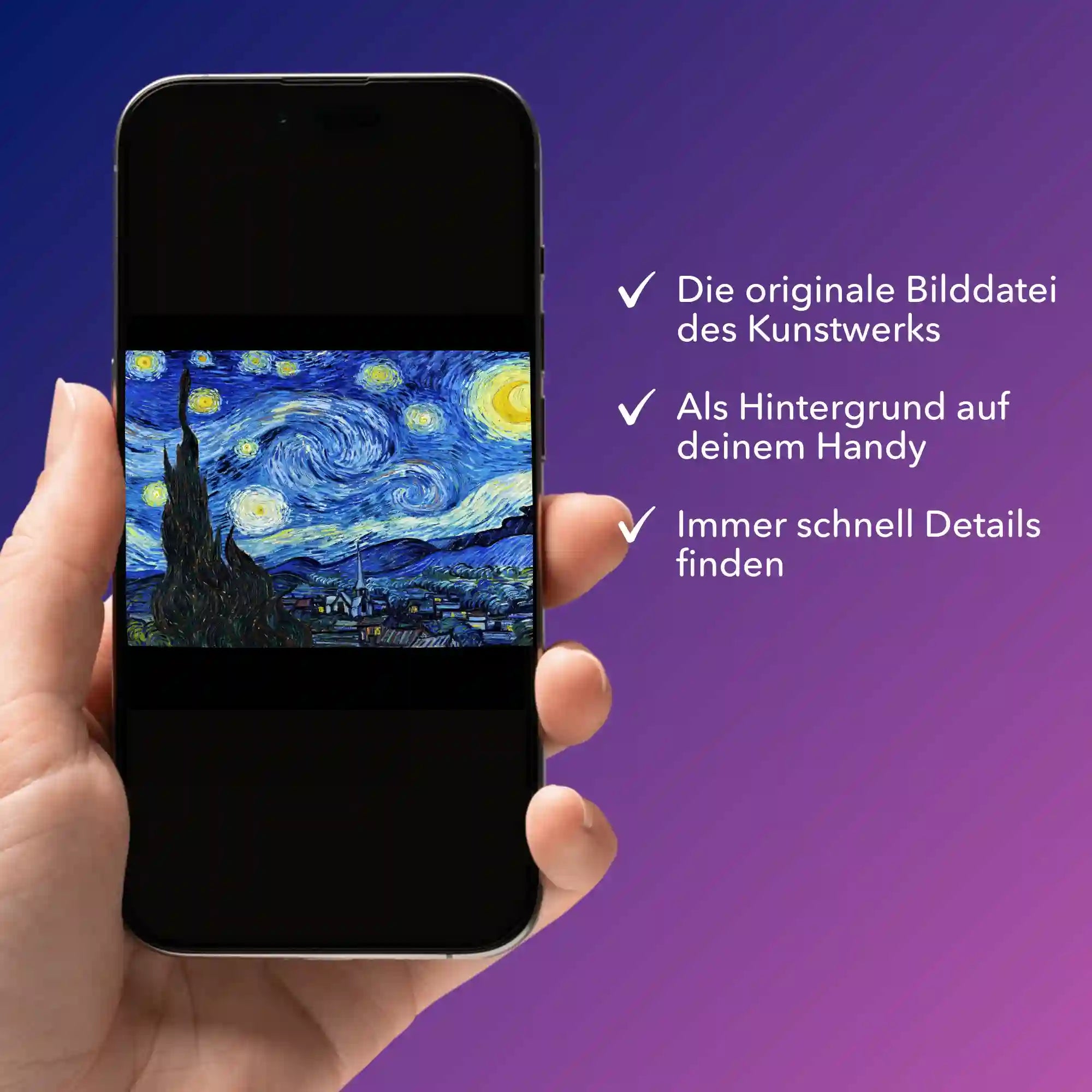 Digitale Bildmappe - Van Gogh "Sternennacht"