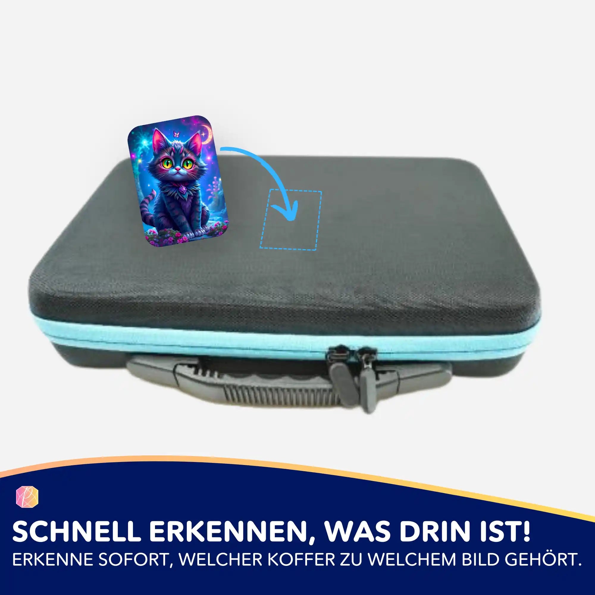 Aufkleber 5er-Set - Night Cat