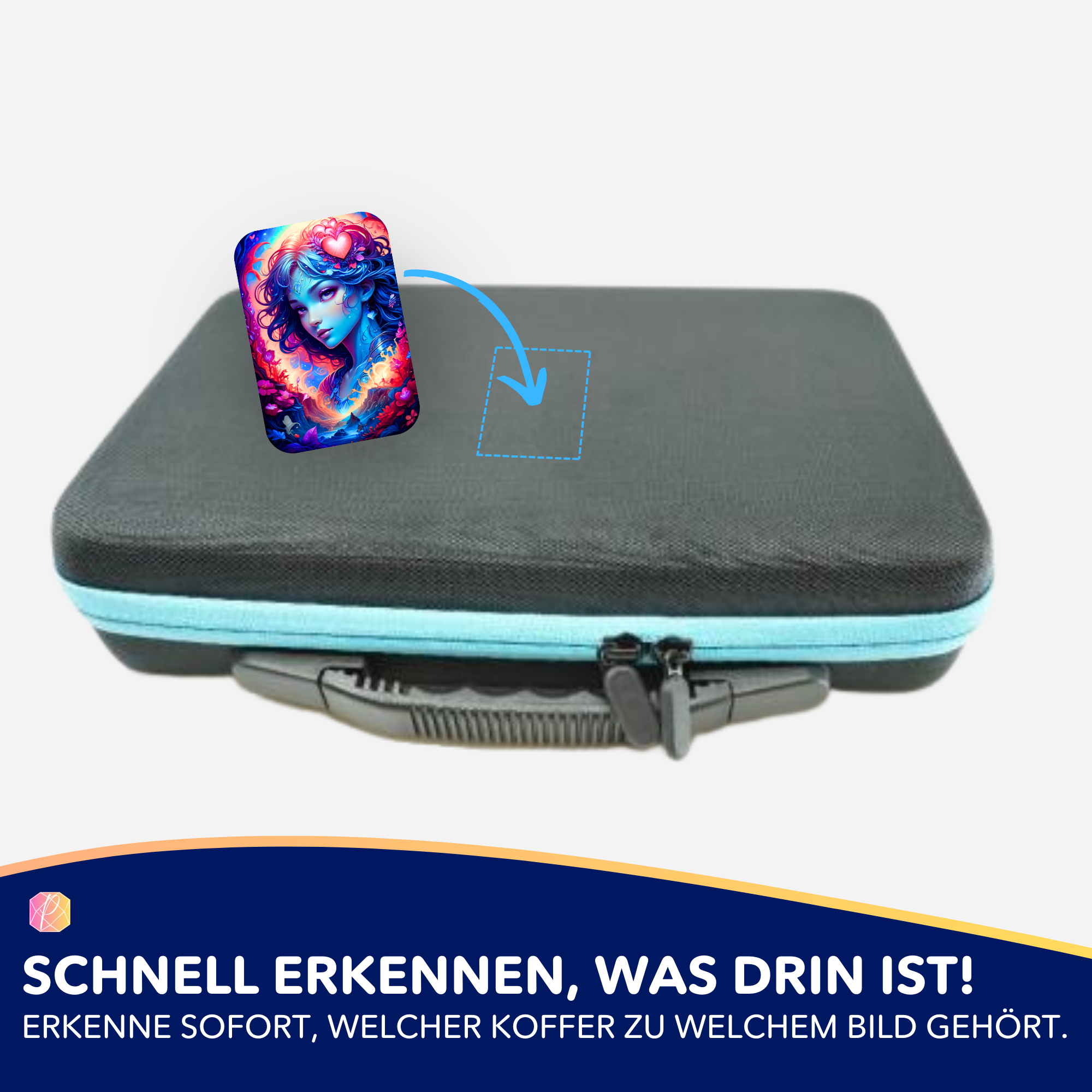 Aufkleber 5er-Set - Moni´s Special - Mystic Girl